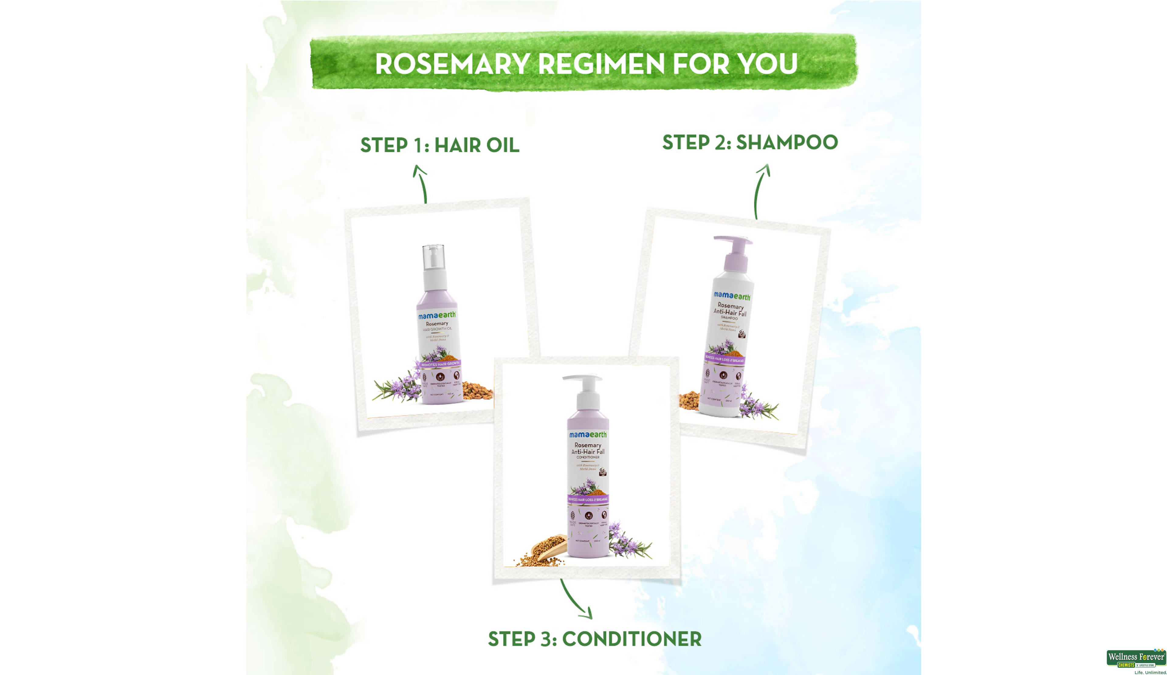 MAMAEARTH ROSEMARY H/GROWTH OIL 100ML- 8, 100ML, null