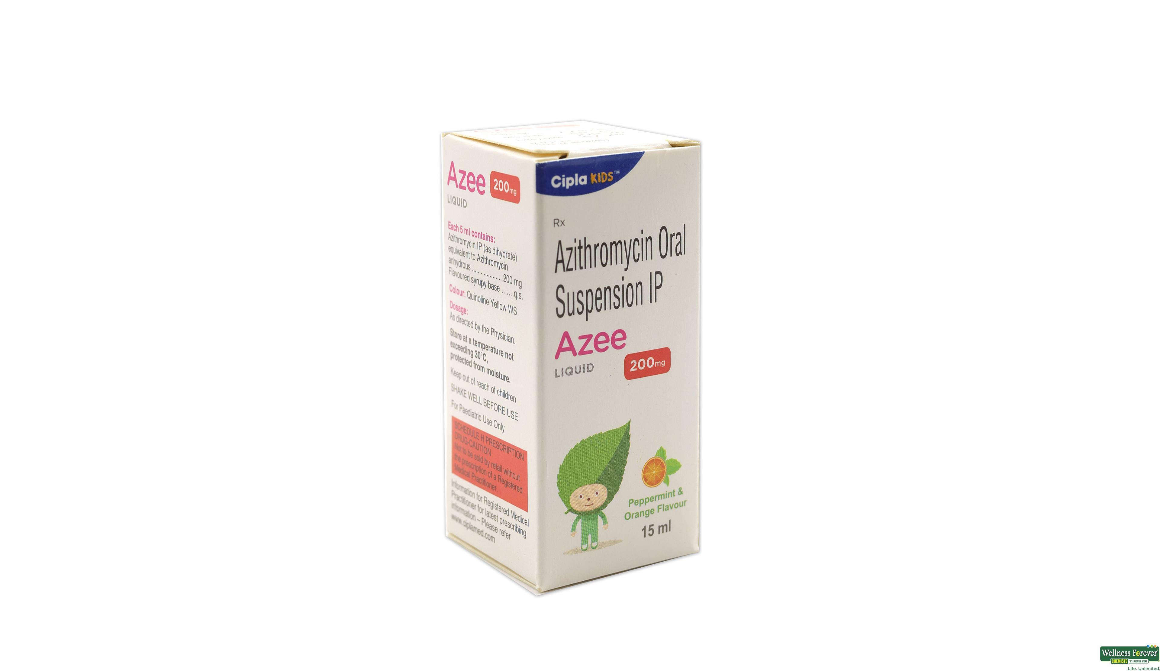 AZEE 200MG PEPPERMINT & ORG LIQ 15ML- 1, 15ML, null
