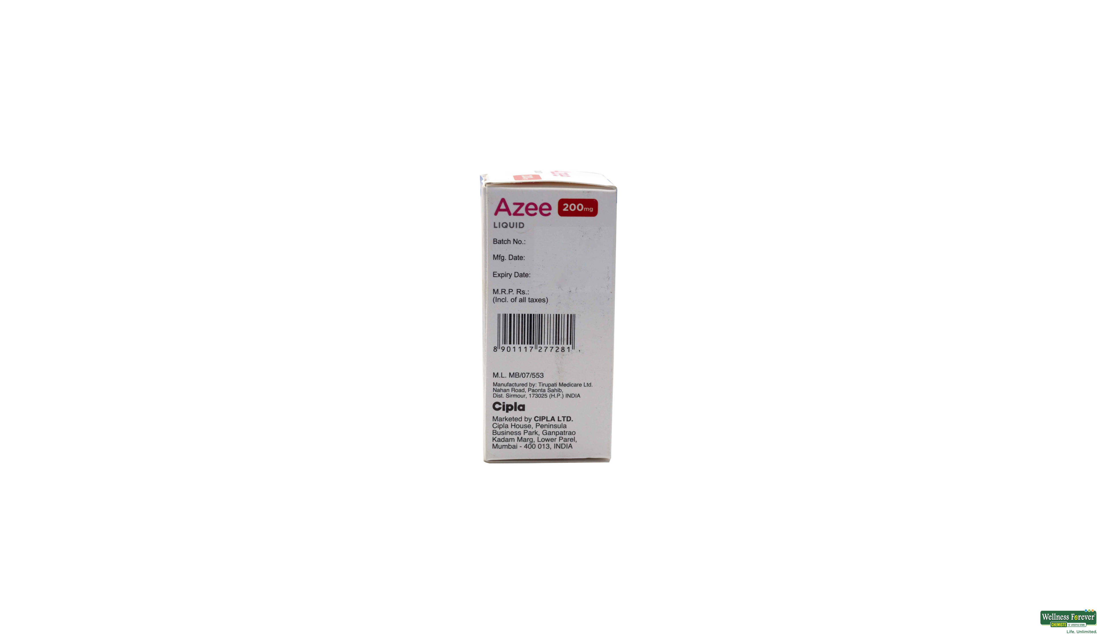 AZEE 200MG PEPPERMINT & ORG LIQ 15ML- 6, 15ML, null