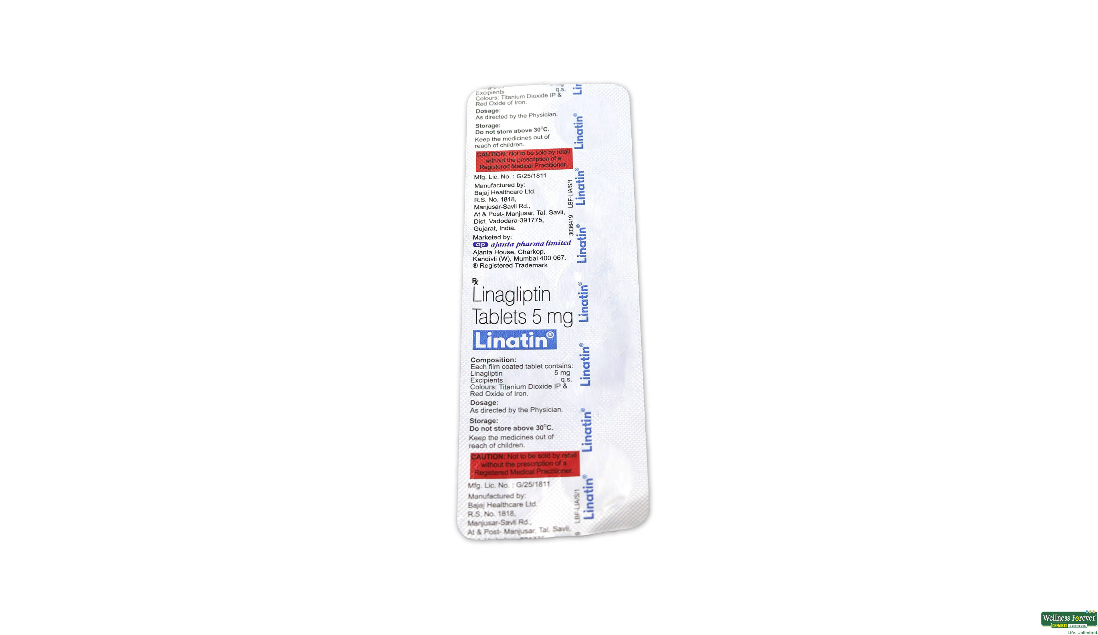 LINATIN 5MG 10TAB- 1, 10TAB, null