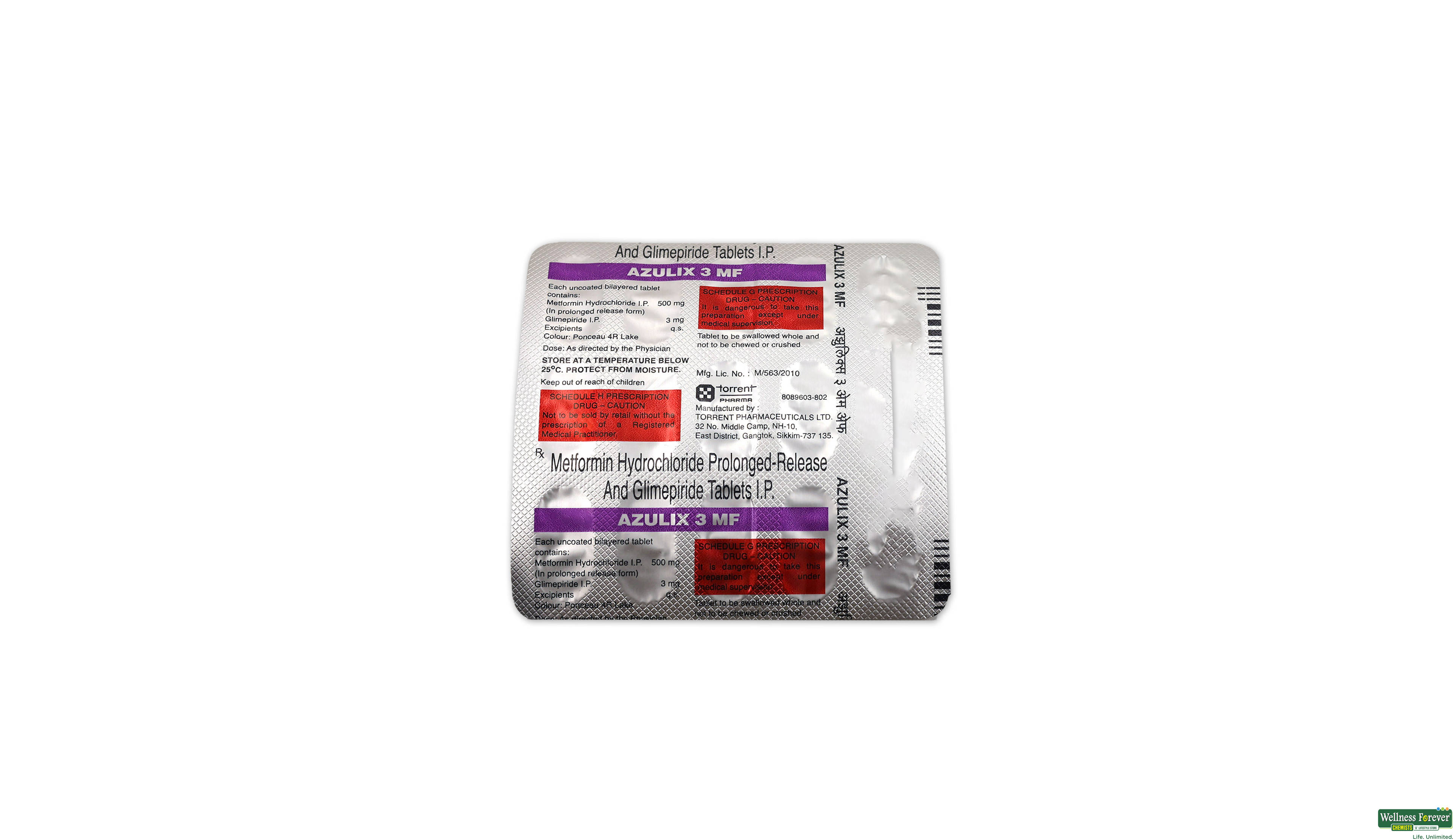 AZULIX 3MG MF 15TAB- 1, 15TAB, null
