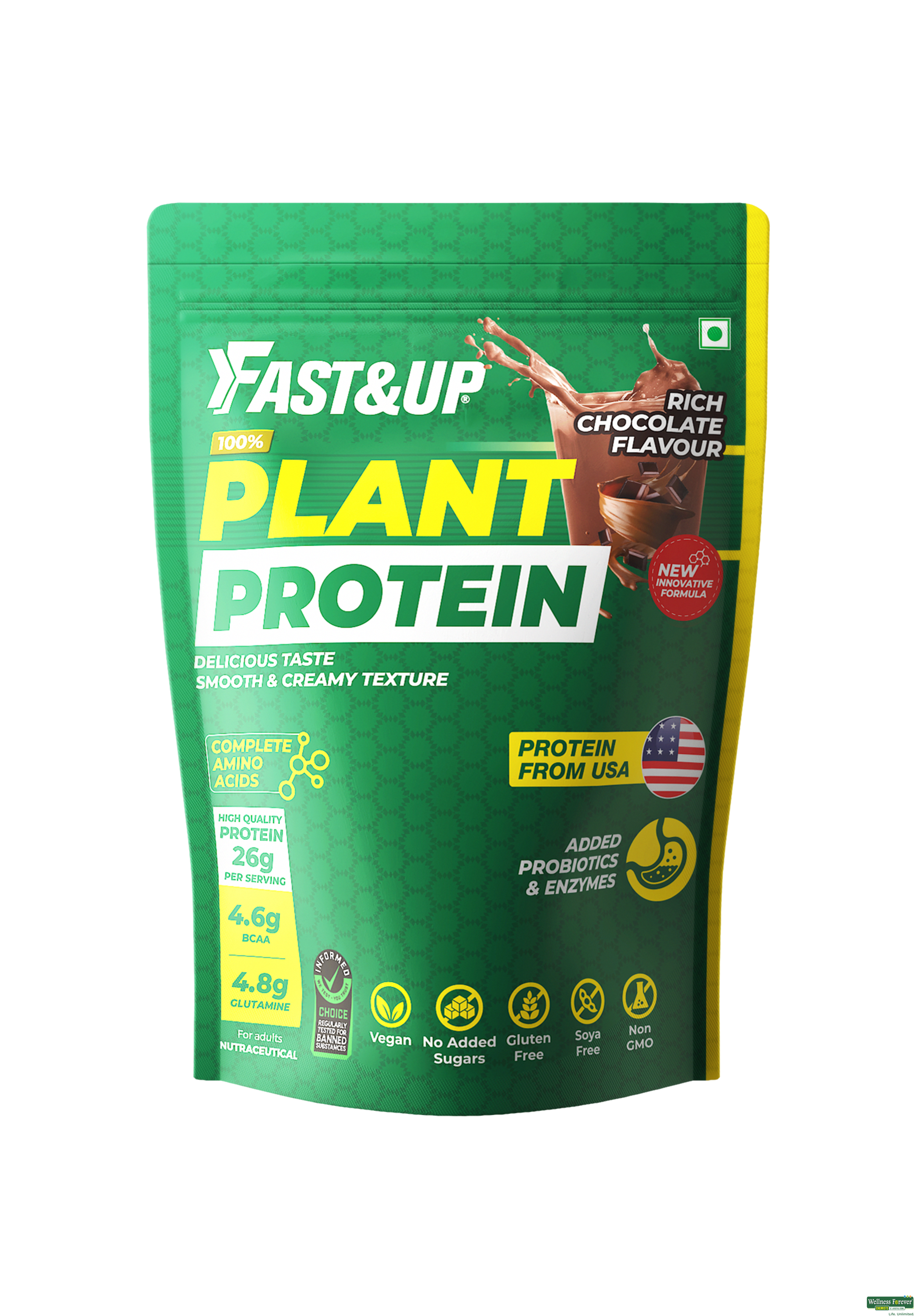 FAST/UP PLANT PROTEIN RICH CHOC PWDR 925 GM-image