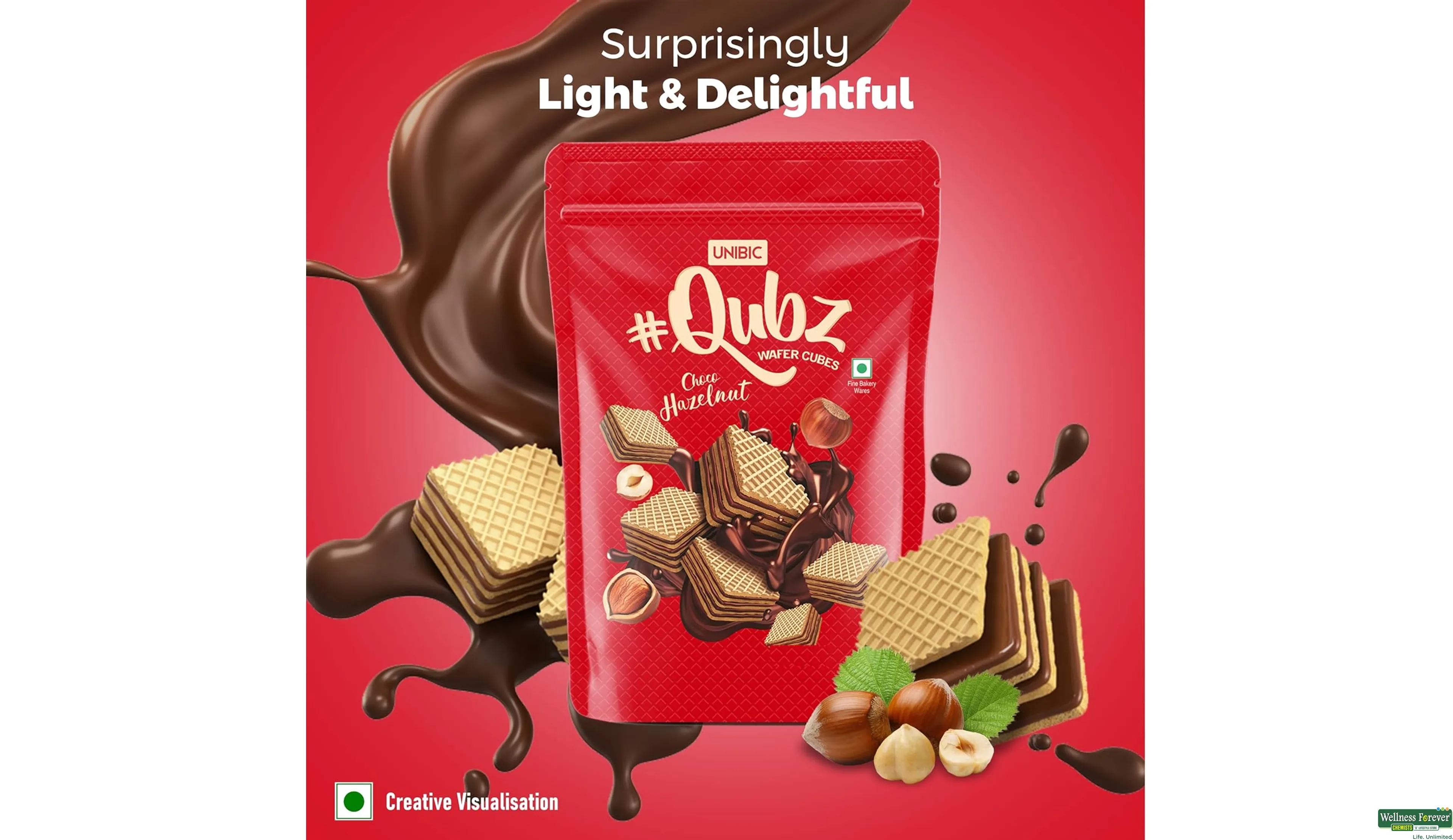 Buy Unibic Wafer Qubz-Strawberry150g Online - Lulu Hypermarket India