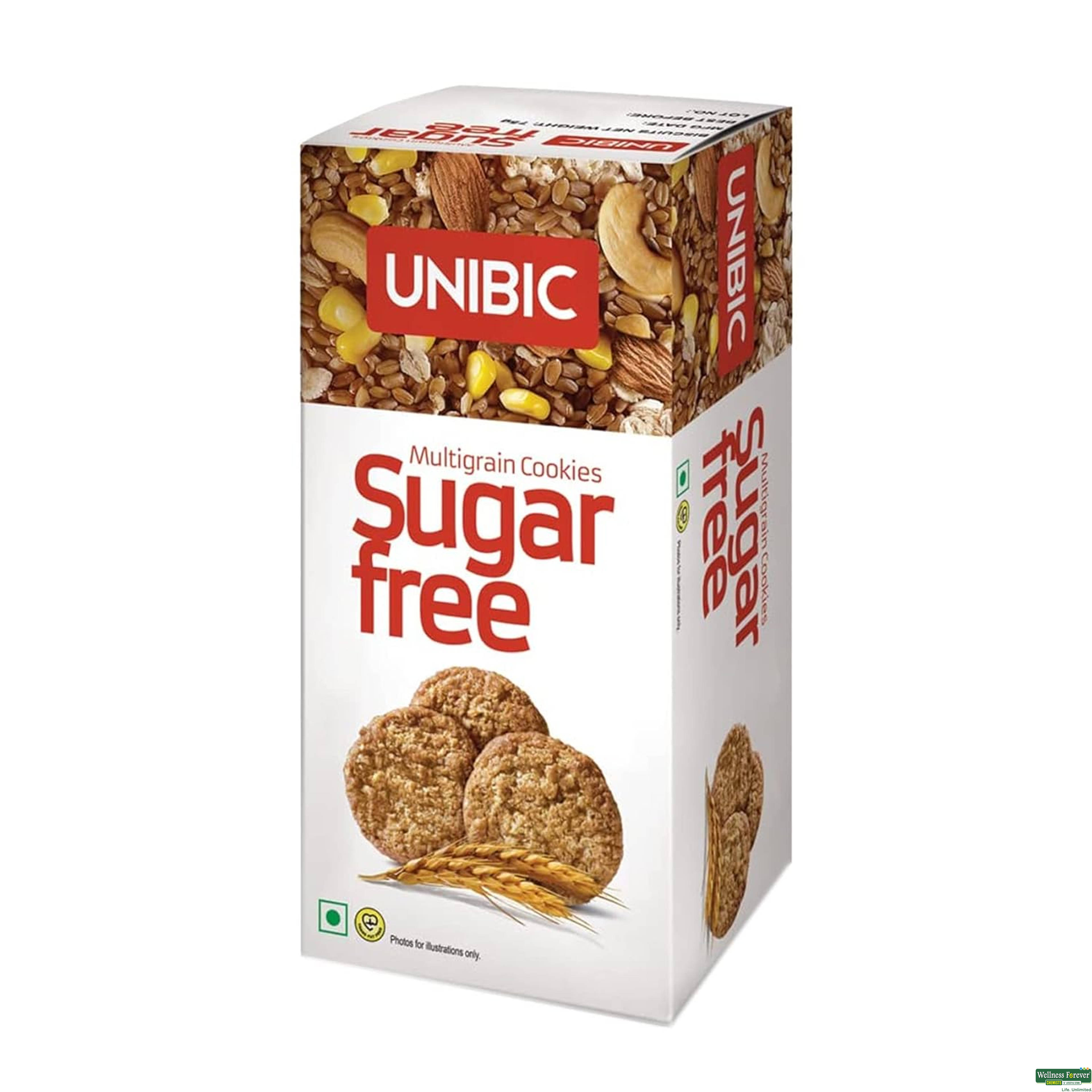 Unibic Sugar Free Multugrain Cookies 75Gm-image