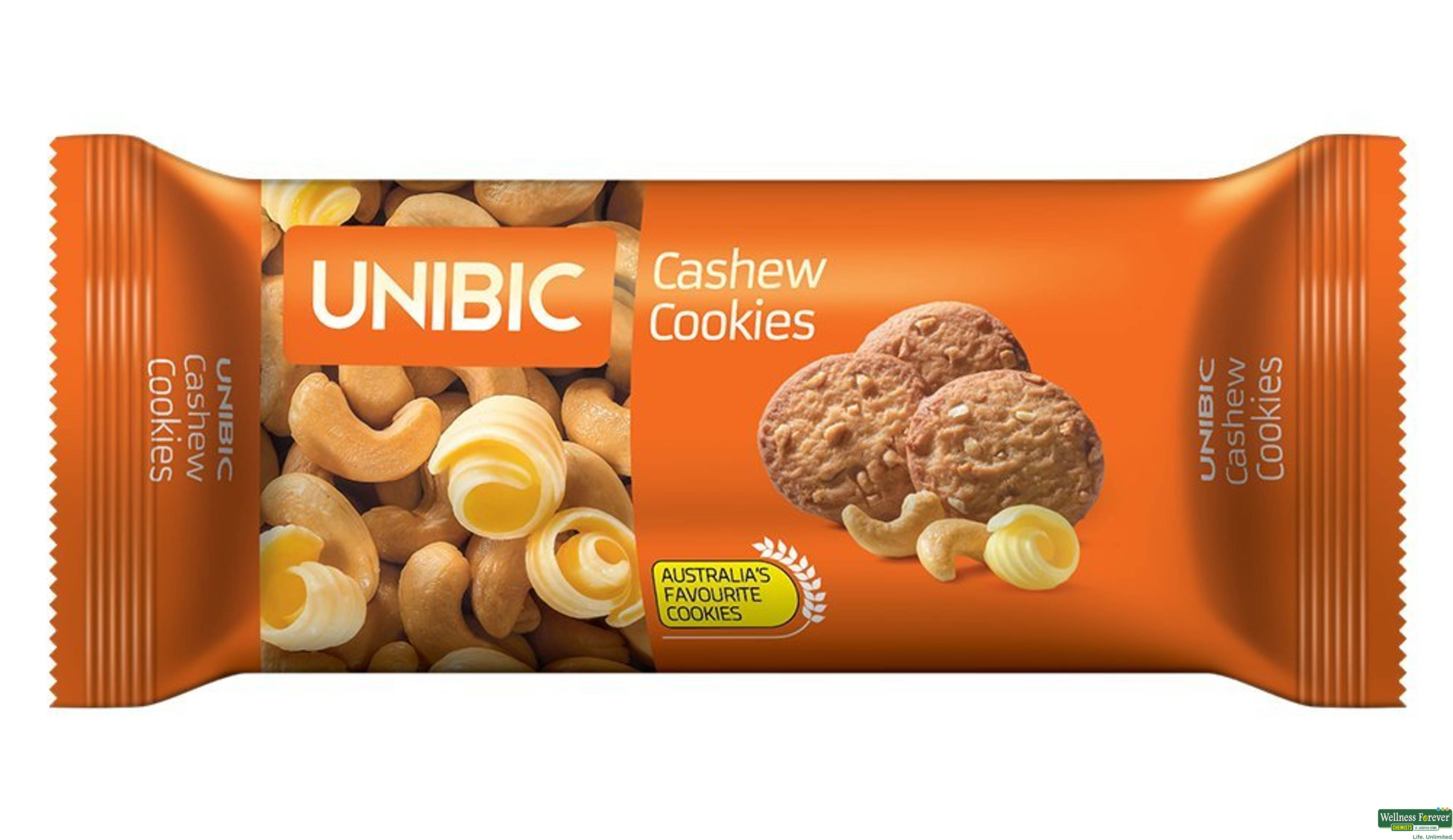 UNIBIC CASHEW COOKIES 75GM- 1, 75GM, null