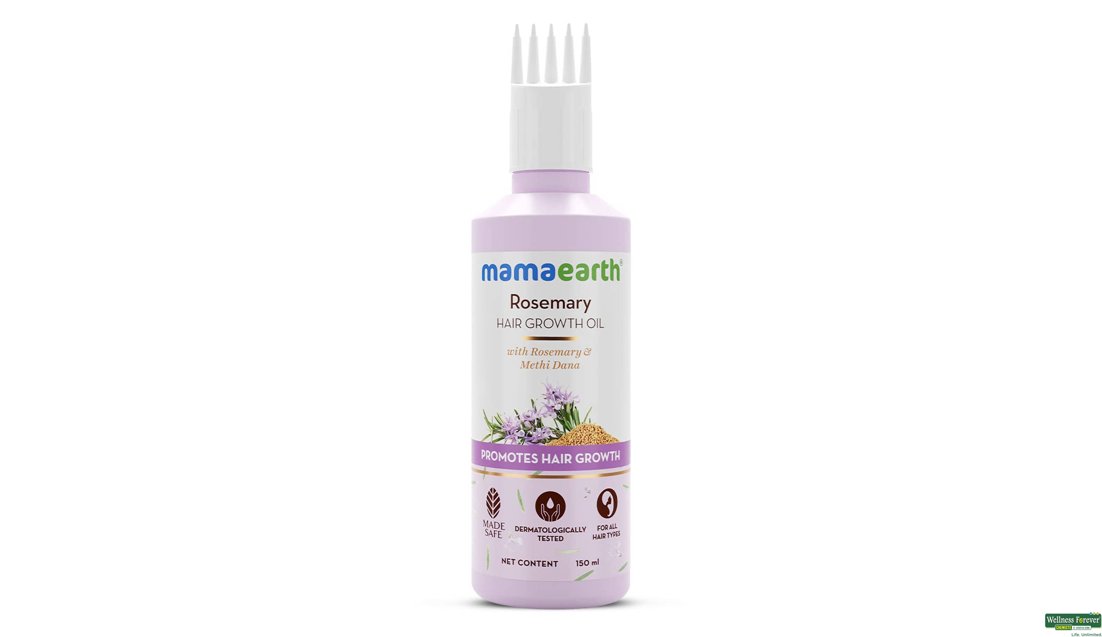 MAMAEARTH ROSEMARY HAIR GROWTH OIL 150ML- 3, 150ML, null