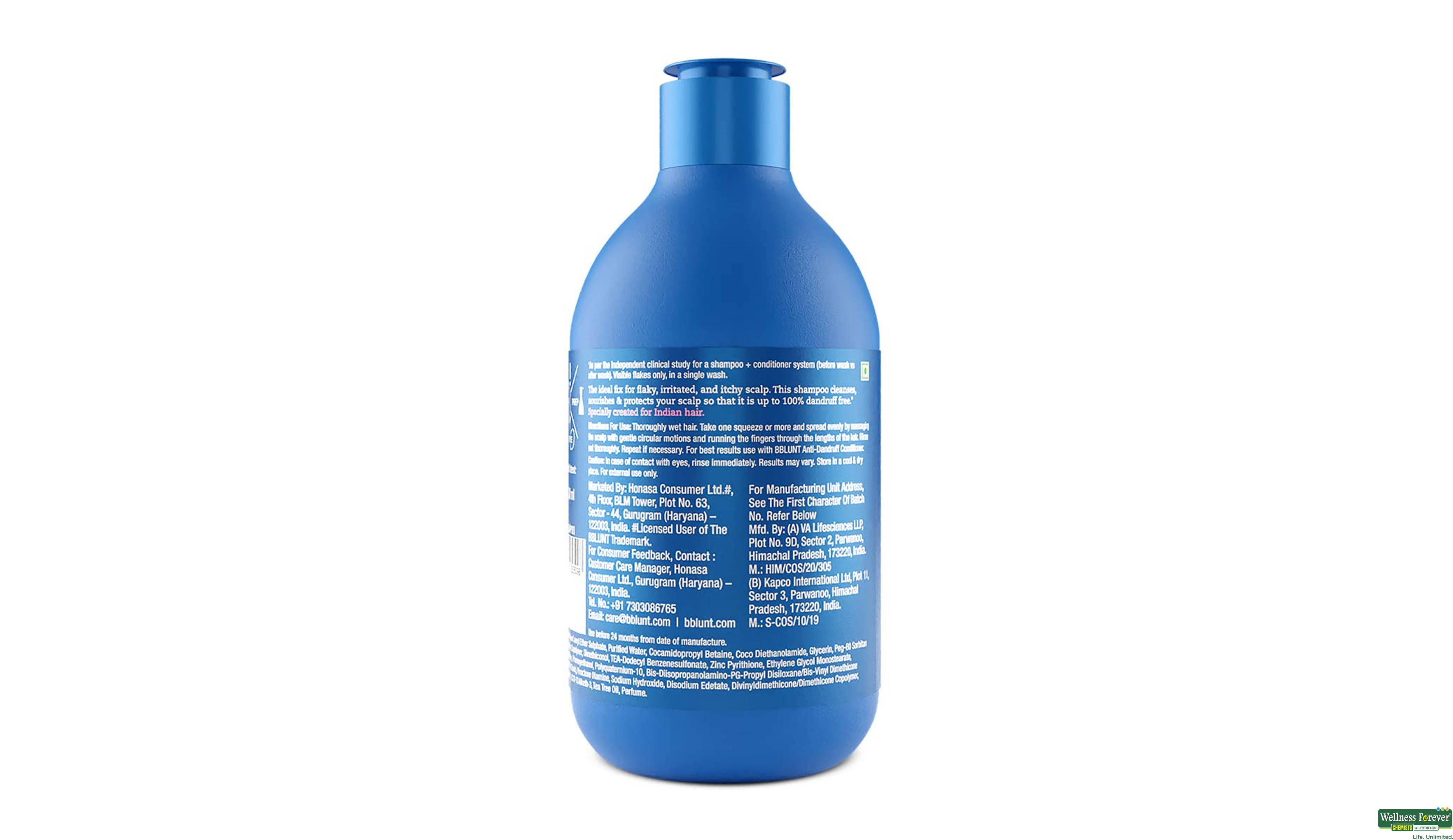 BBLUNT ANTI-DANDRUFF SHAMP 300ML- 2, 300ML, null