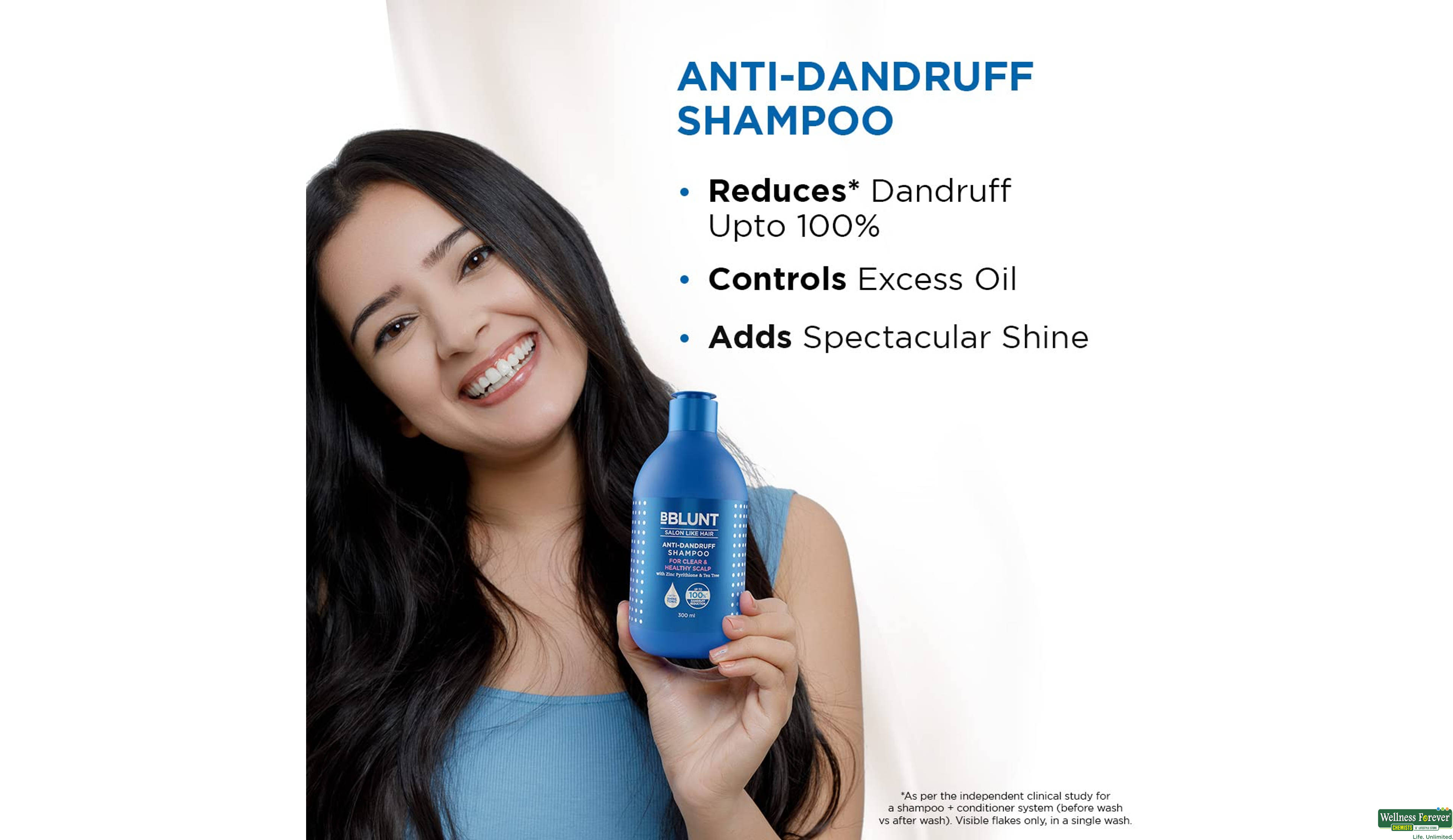 BBLUNT ANTI-DANDRUFF SHAMP 300ML- 3, 300ML, null