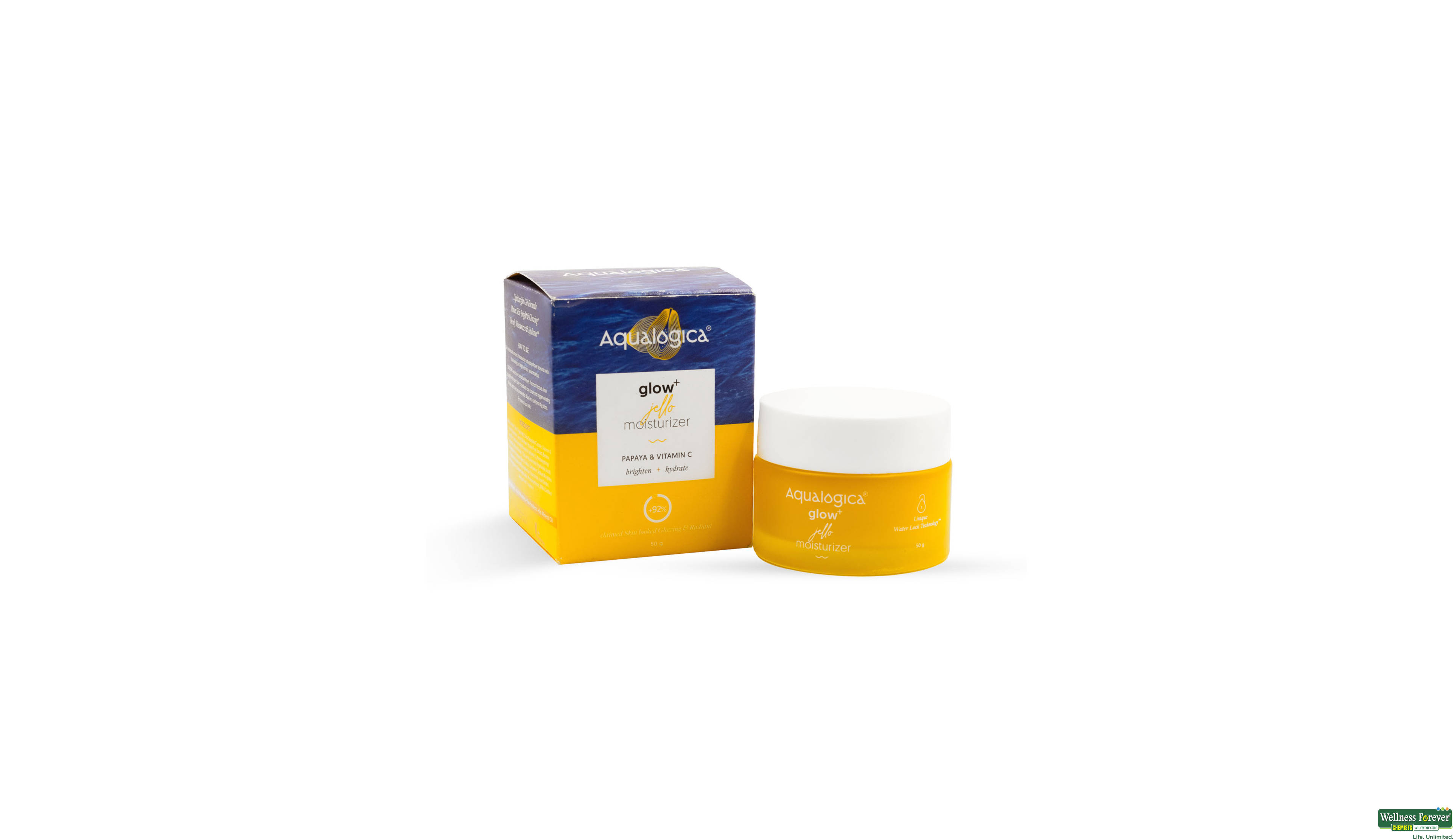 AQUALOGICA GLOW+ OIL FREE MOISTZER 100G- 1, 100GM, null