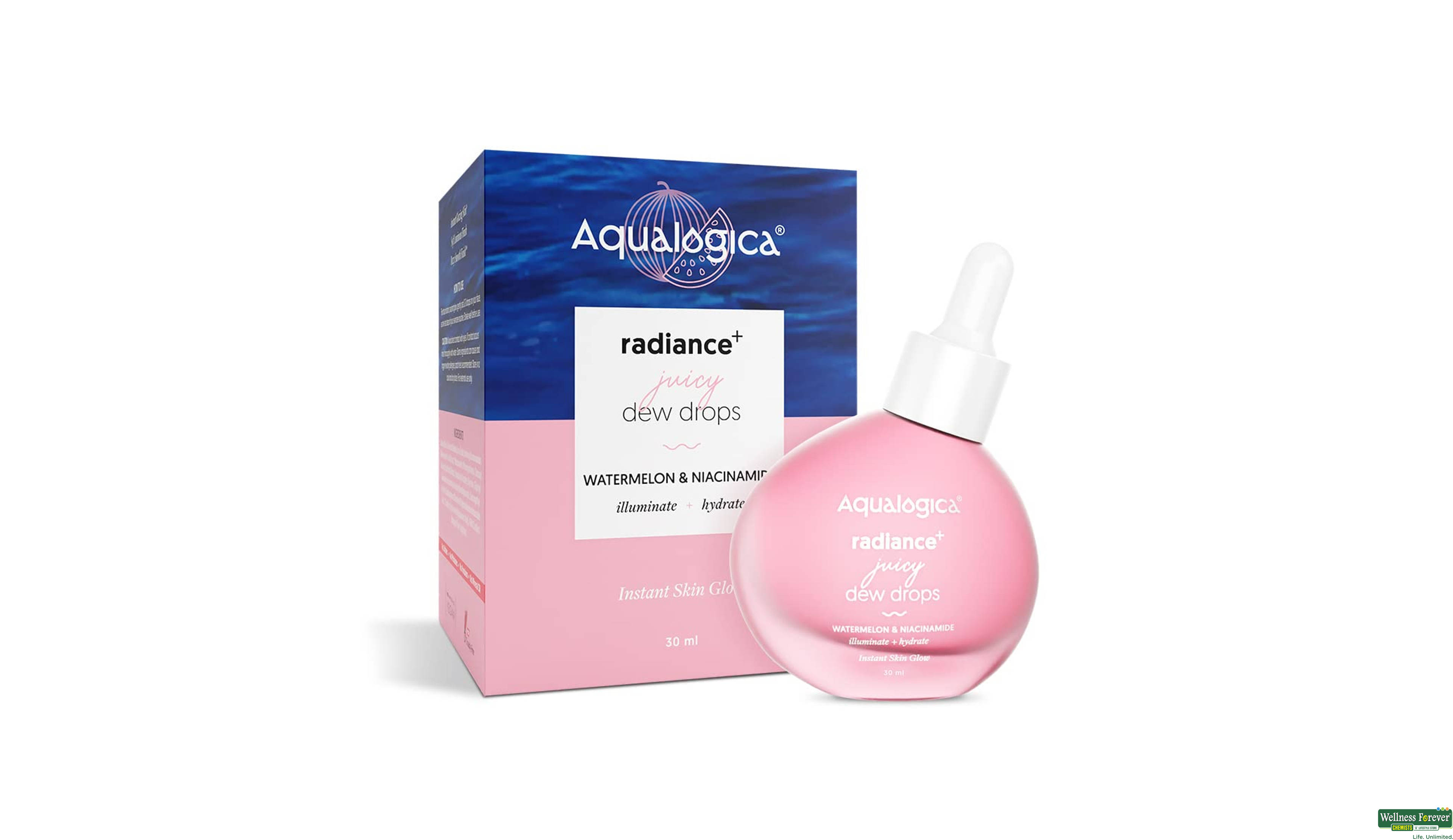 AQUALOGICA RADIANCE+ DEW DROPS SERUM 30ML- 1, 30ML, null