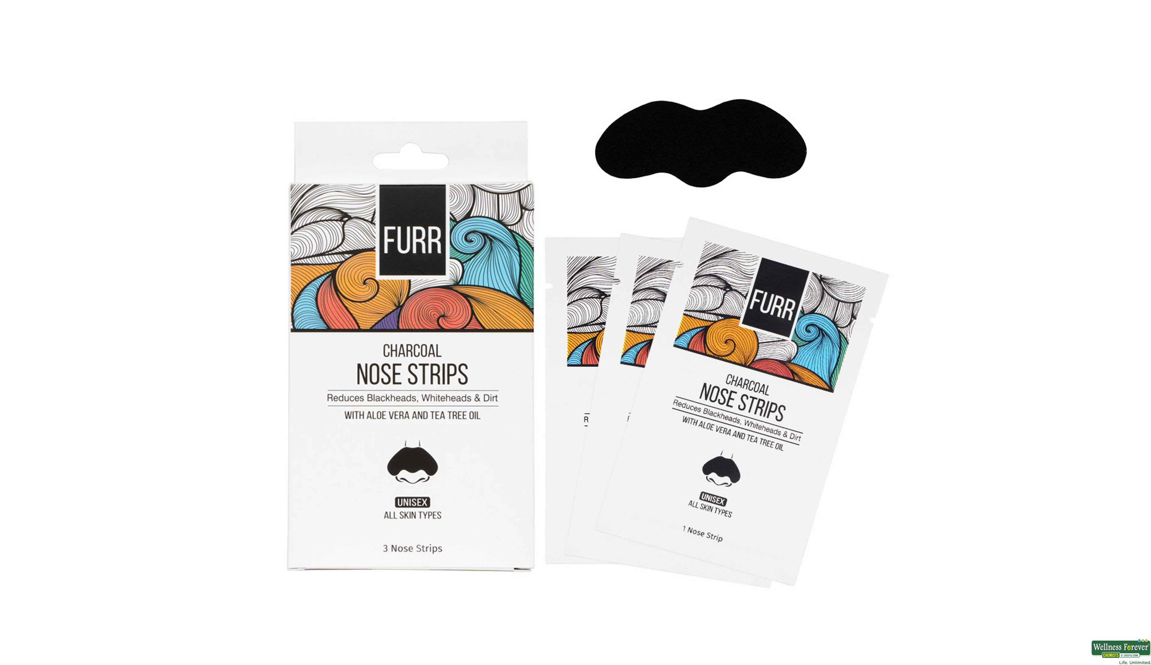 FURR NOSE STRIPS- 3, 3PC, null