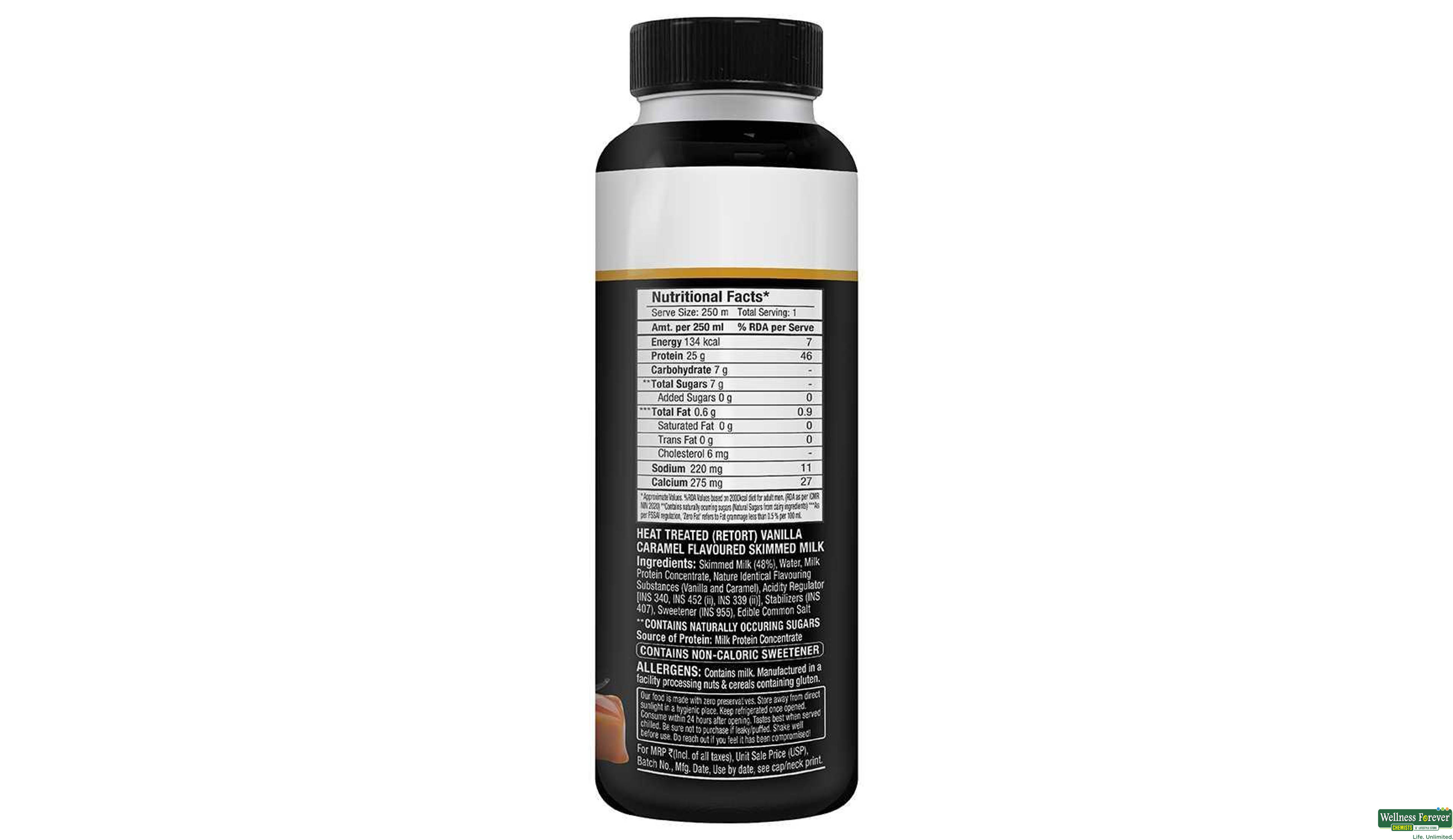 EPIGAMIA VANILLA MILK SHAKE TURBO 250ML- 2, 250ML, null