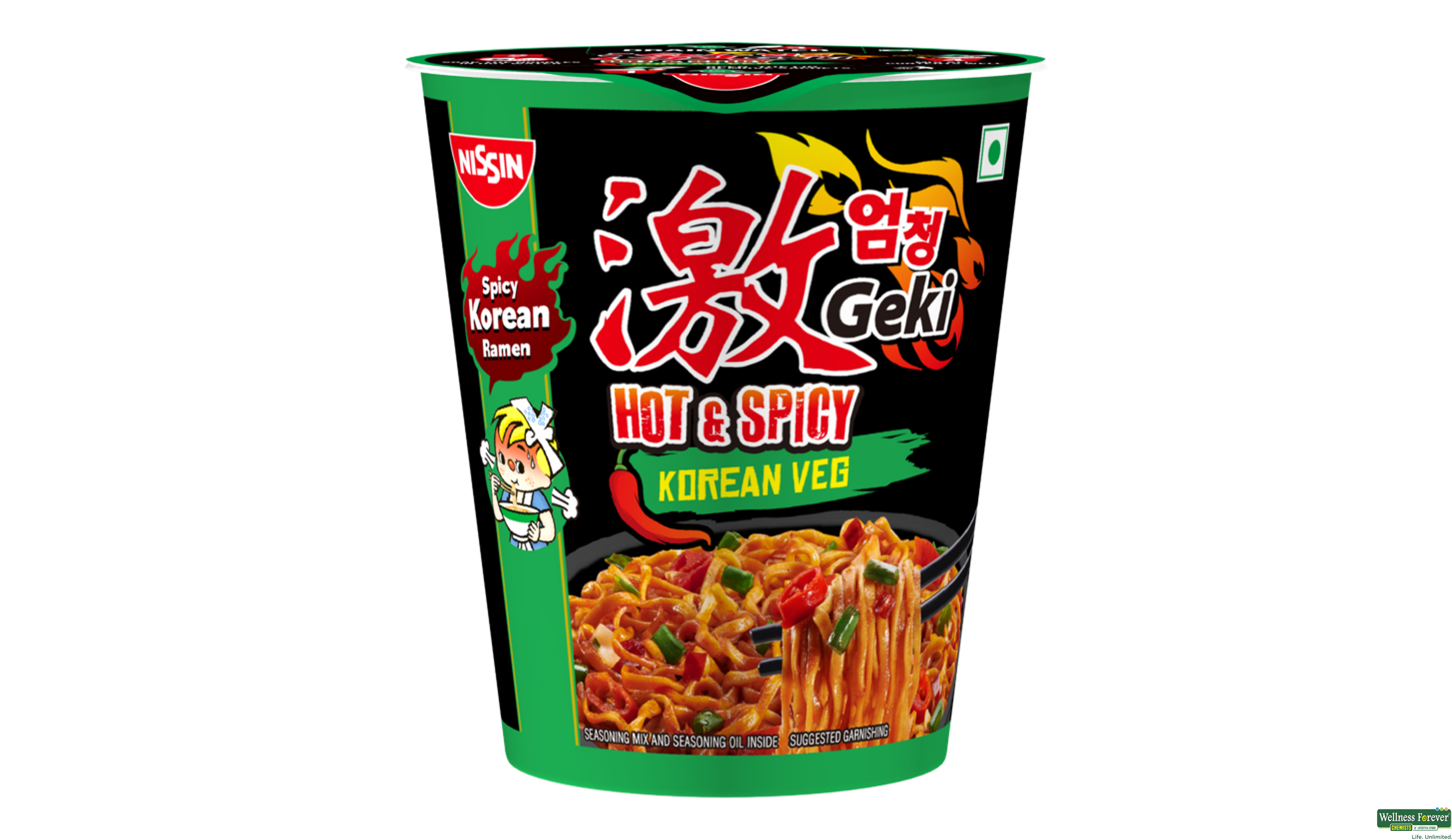 GEKI CUP KOREAN VEG 70G- 1, 70GM, null