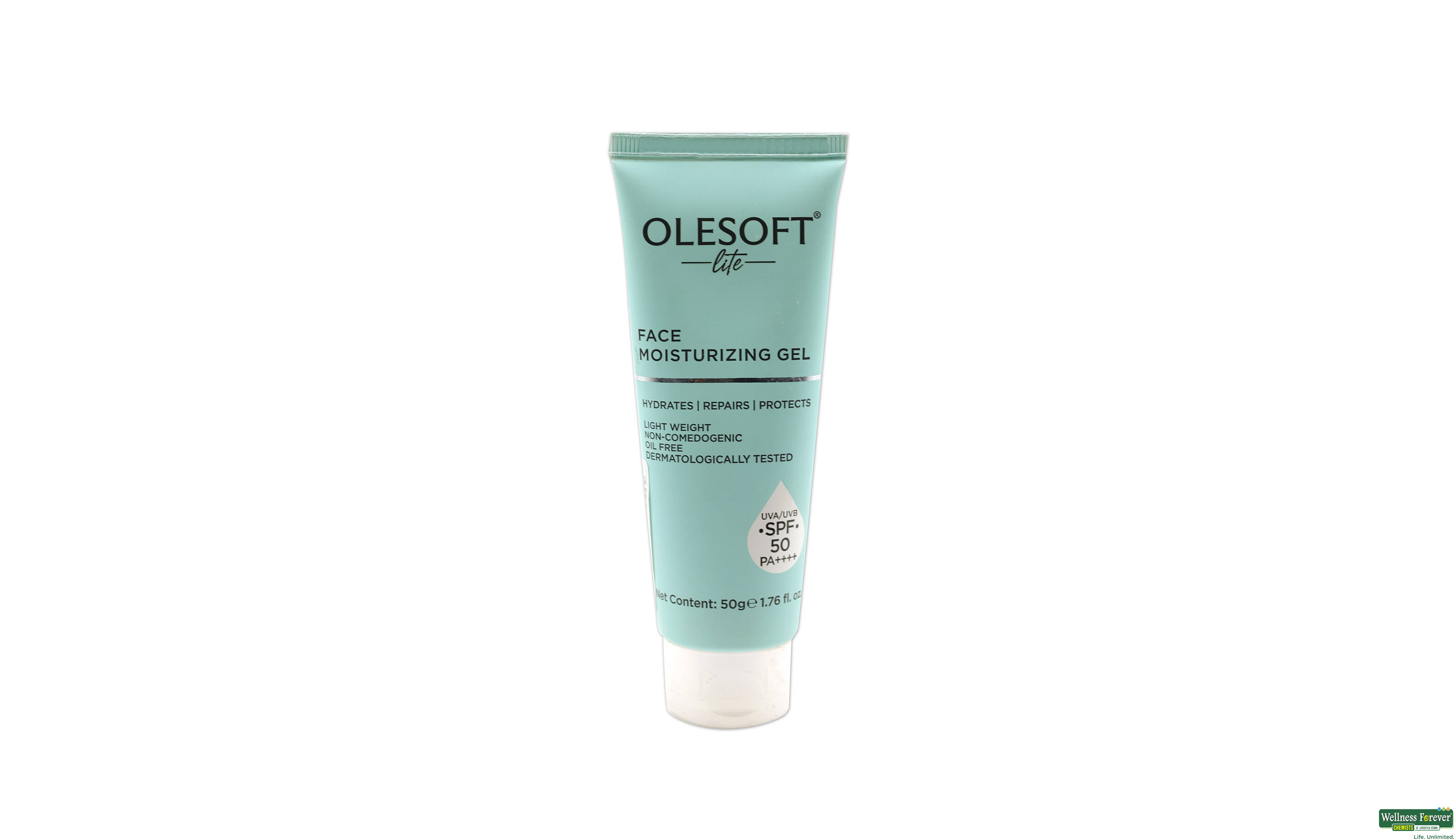 OLESOFT LITE SPF50 FACE MOIST GEL 50GM- 1, 50GM, null
