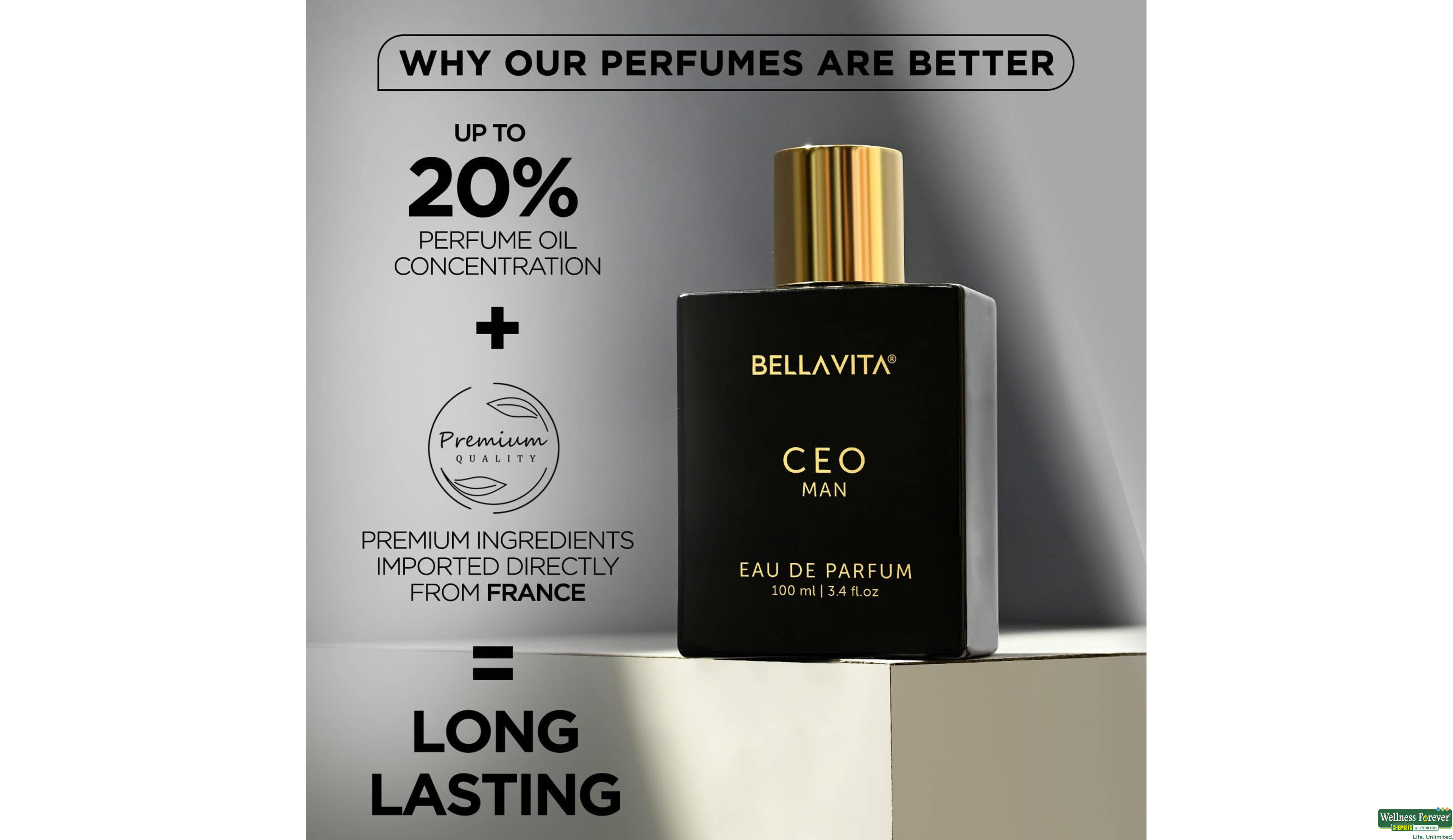 BELLA VITA CEO MAN EDP 100 ML- 2, 1PC, null