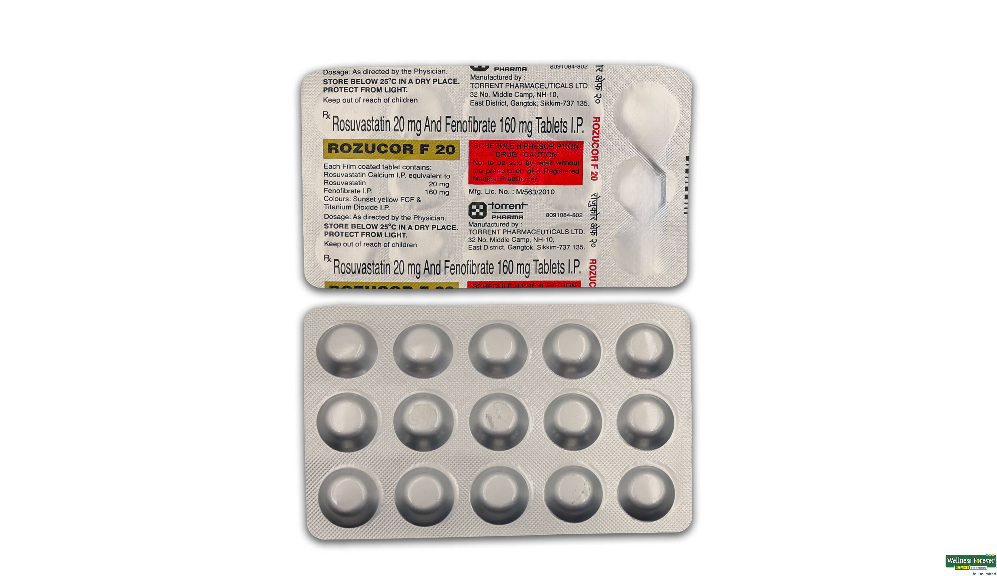 ROZUCOR F 20MG 15TAB- 1, 15TAB, null