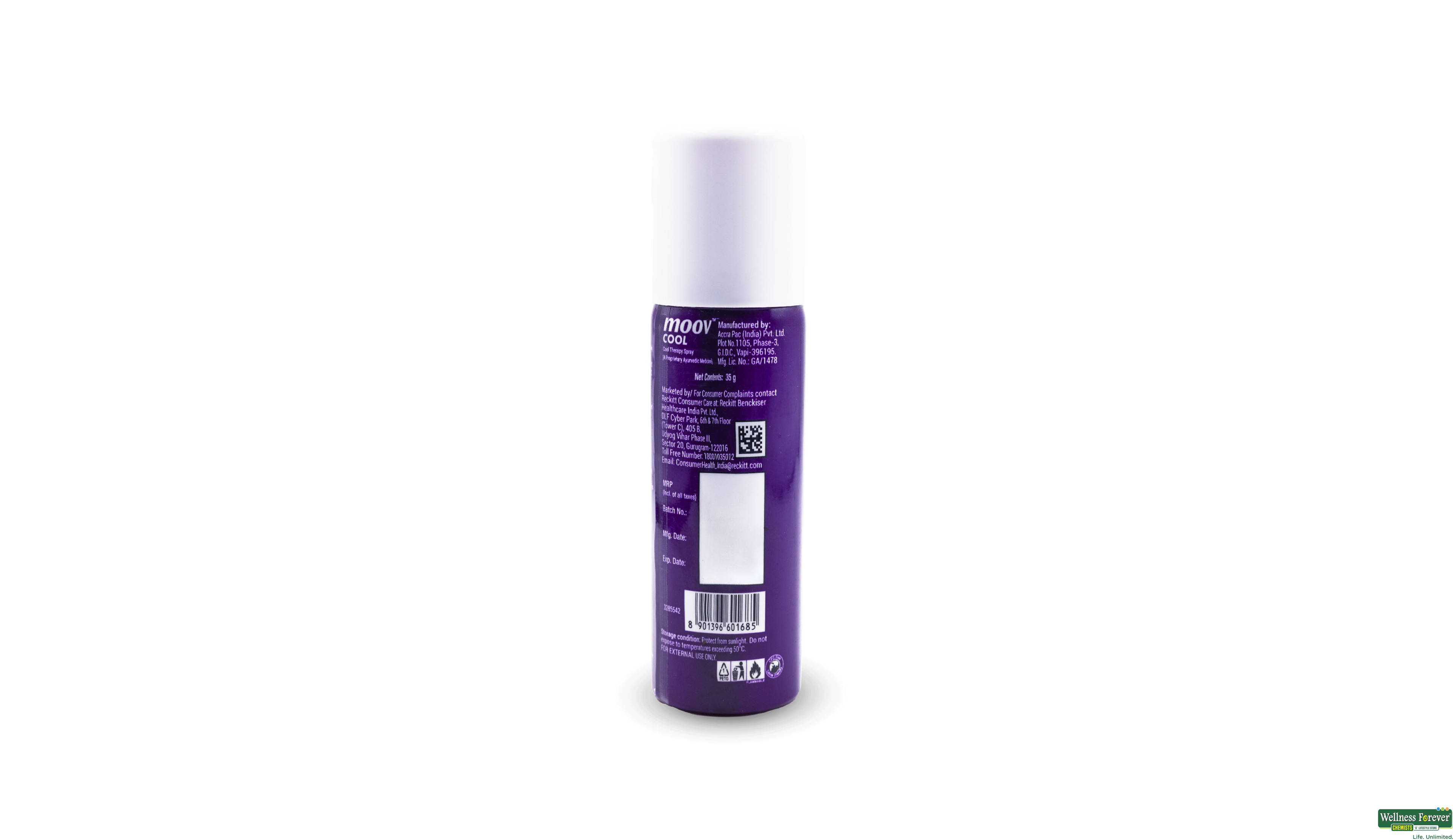 MOOV COOL SPRAY 15GM- 3, 15GM, null