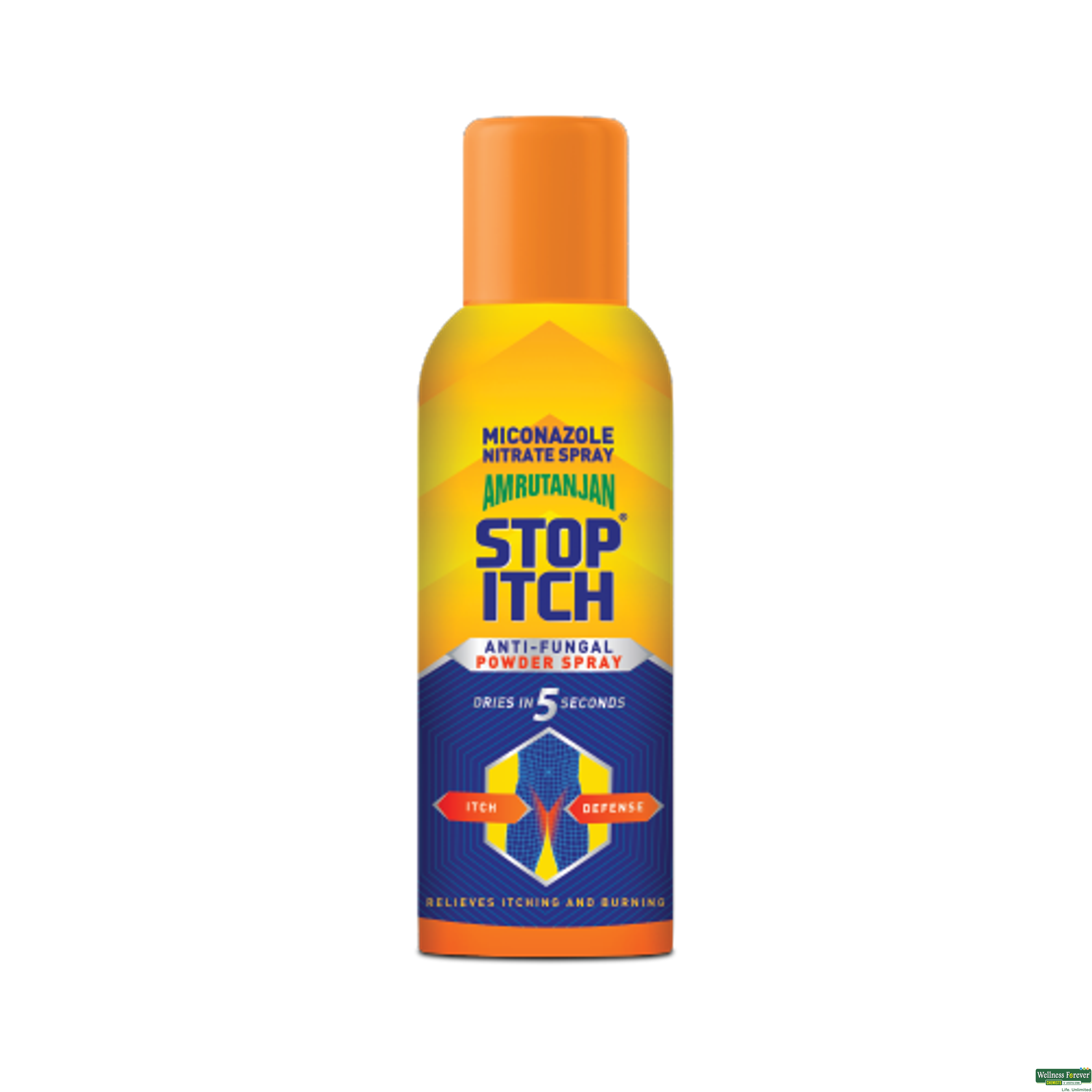 AMRUTANJAN STOP ITCH ANTI FUNGAL POWDER SPRAY 100GM-image