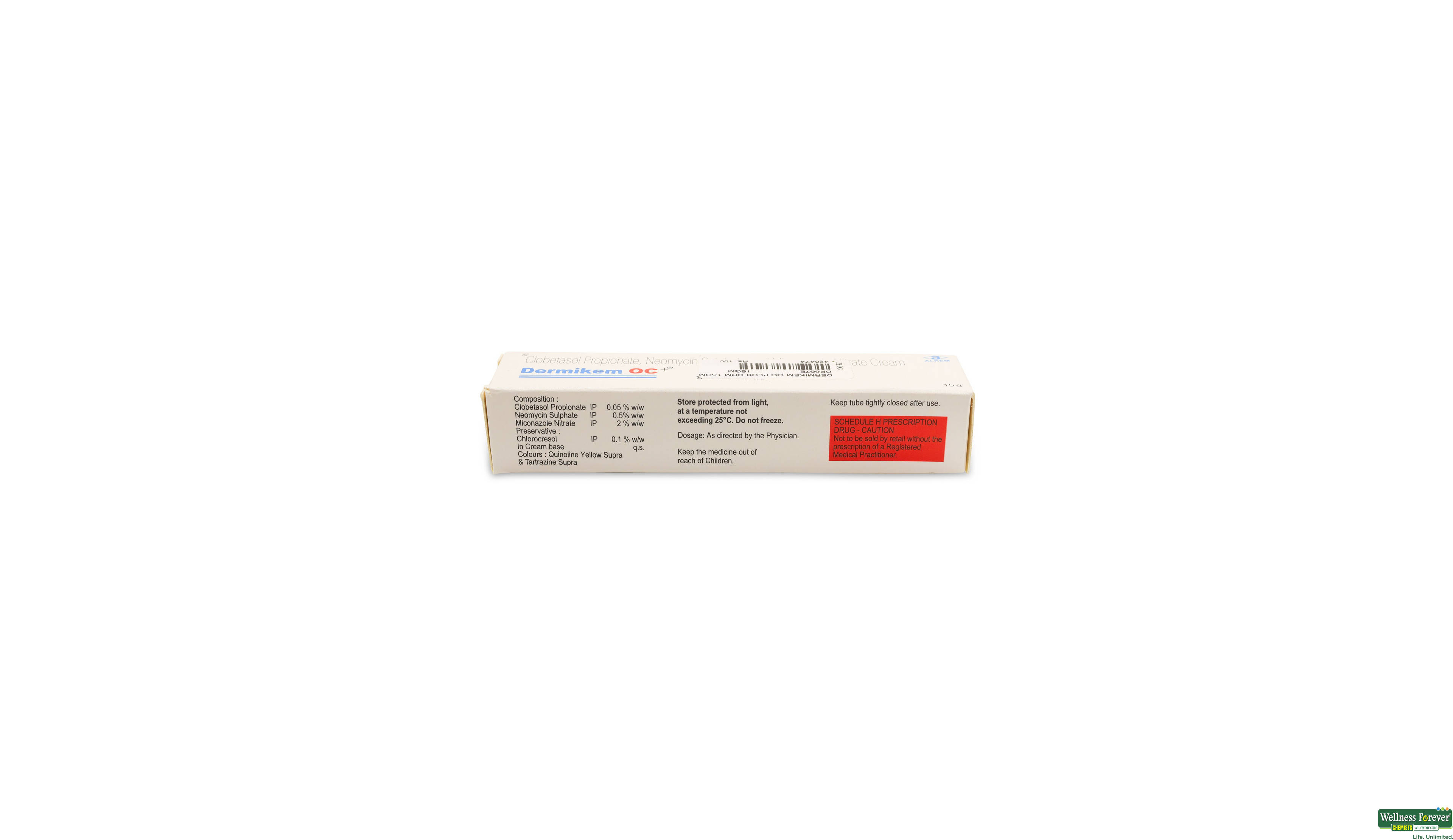 DERMIKEM OC PLUS CRM 15GM- 3, 15GM, null