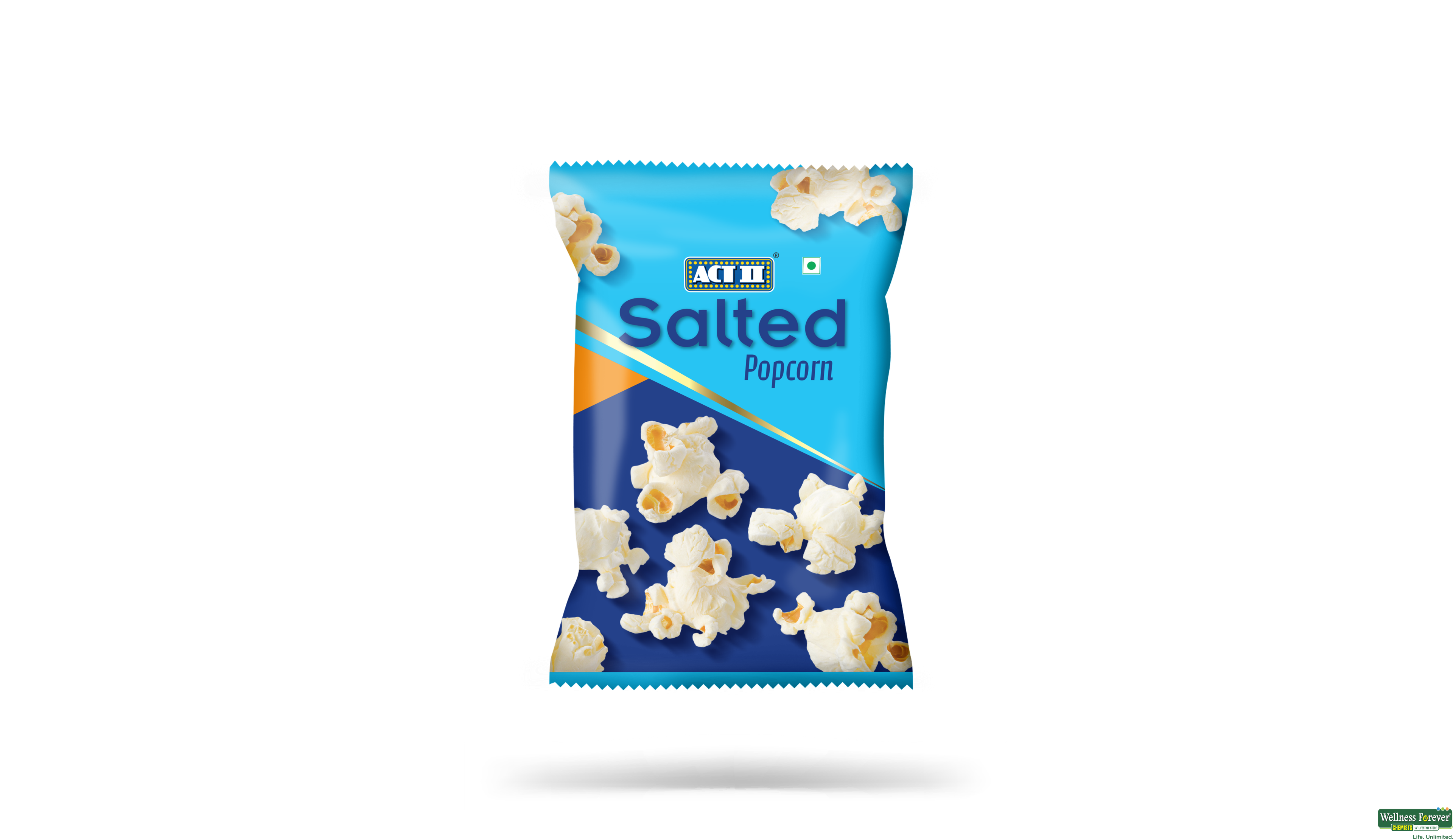 ACT II RTE SIMPLY SALTED POPCORN40G+10G=50GM- 1, 50GM, null