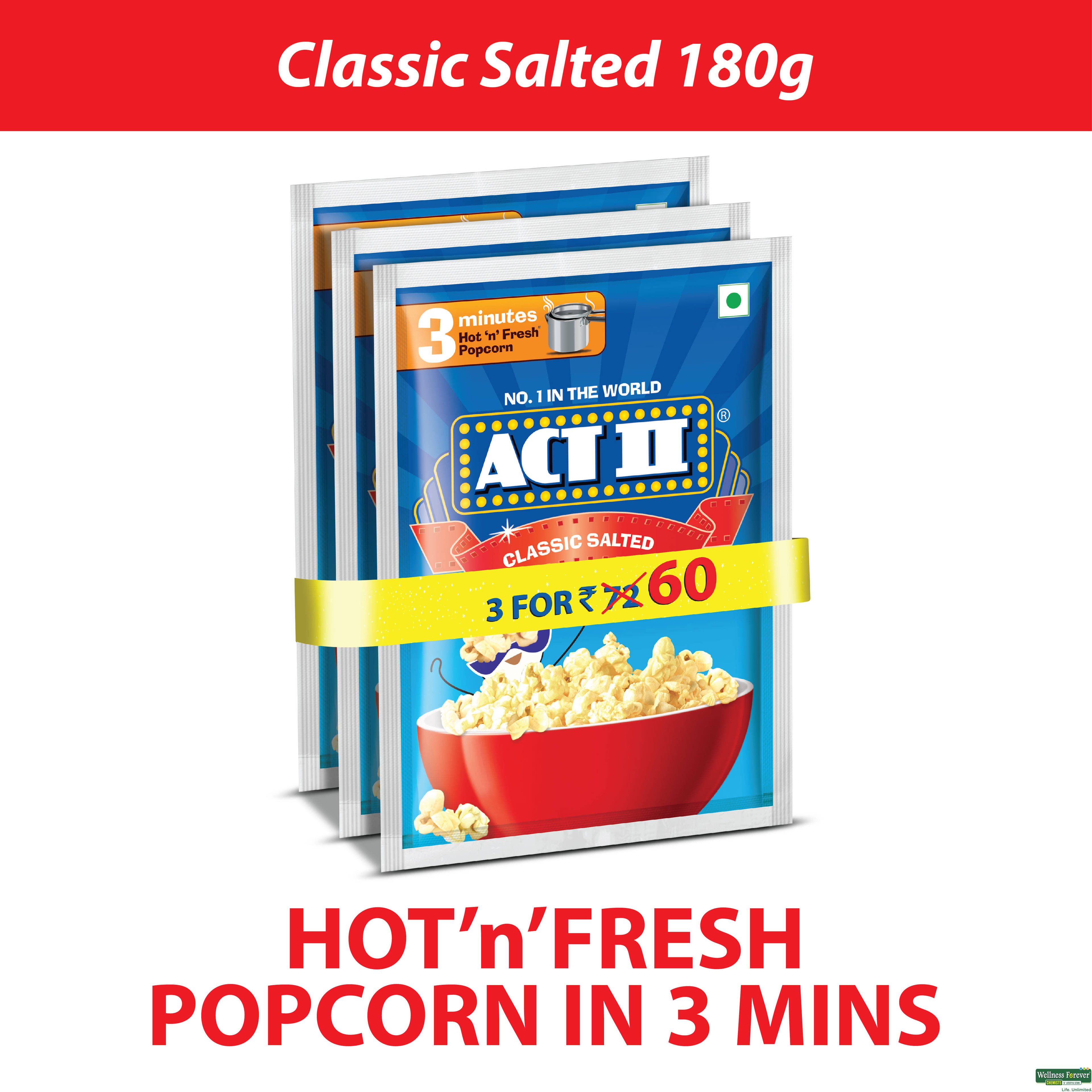 ACT II IPC CLASSIC SALTED COMBO PK180 GM-image