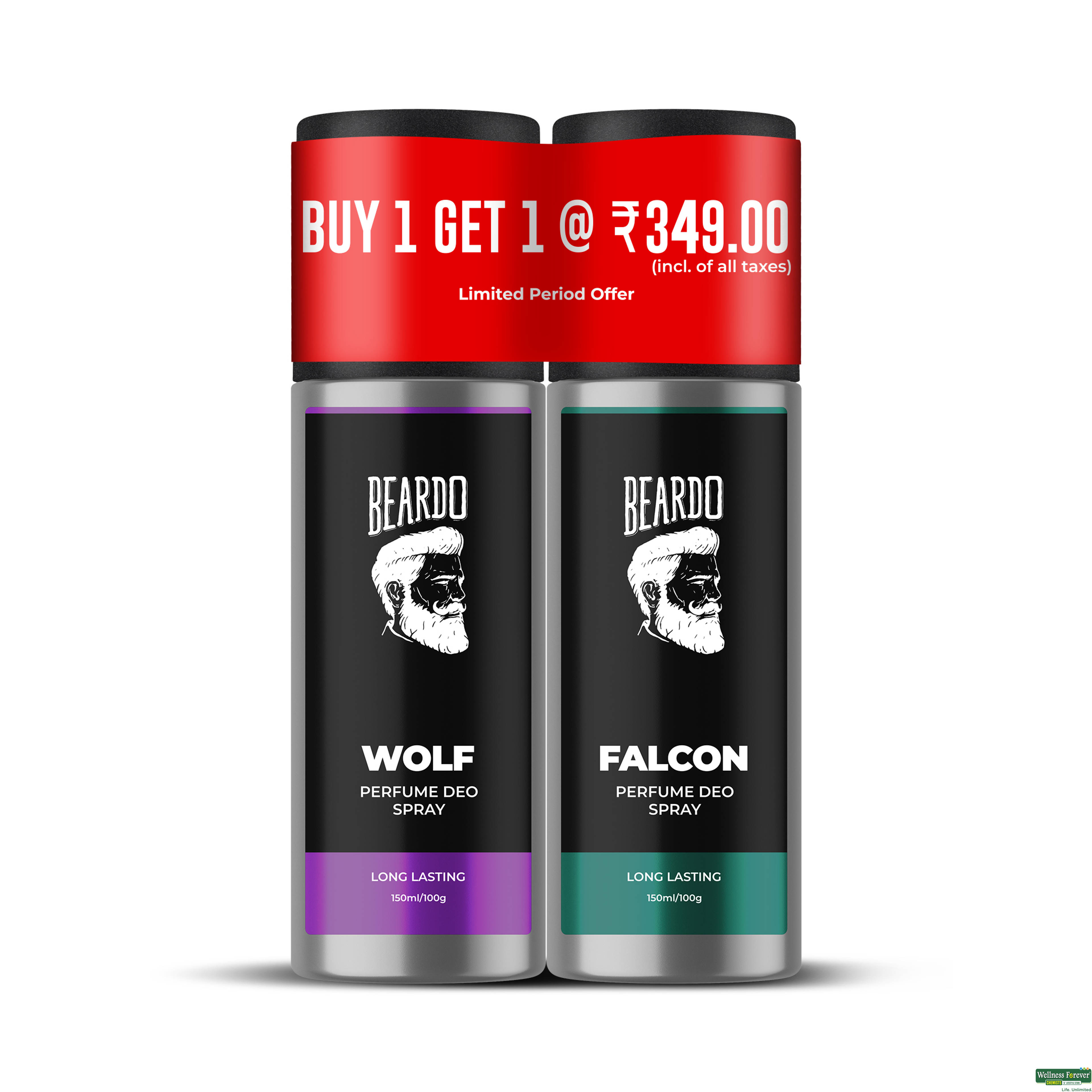 BEARDO WOLF+FALCON DEO SPRAY 150ML-image