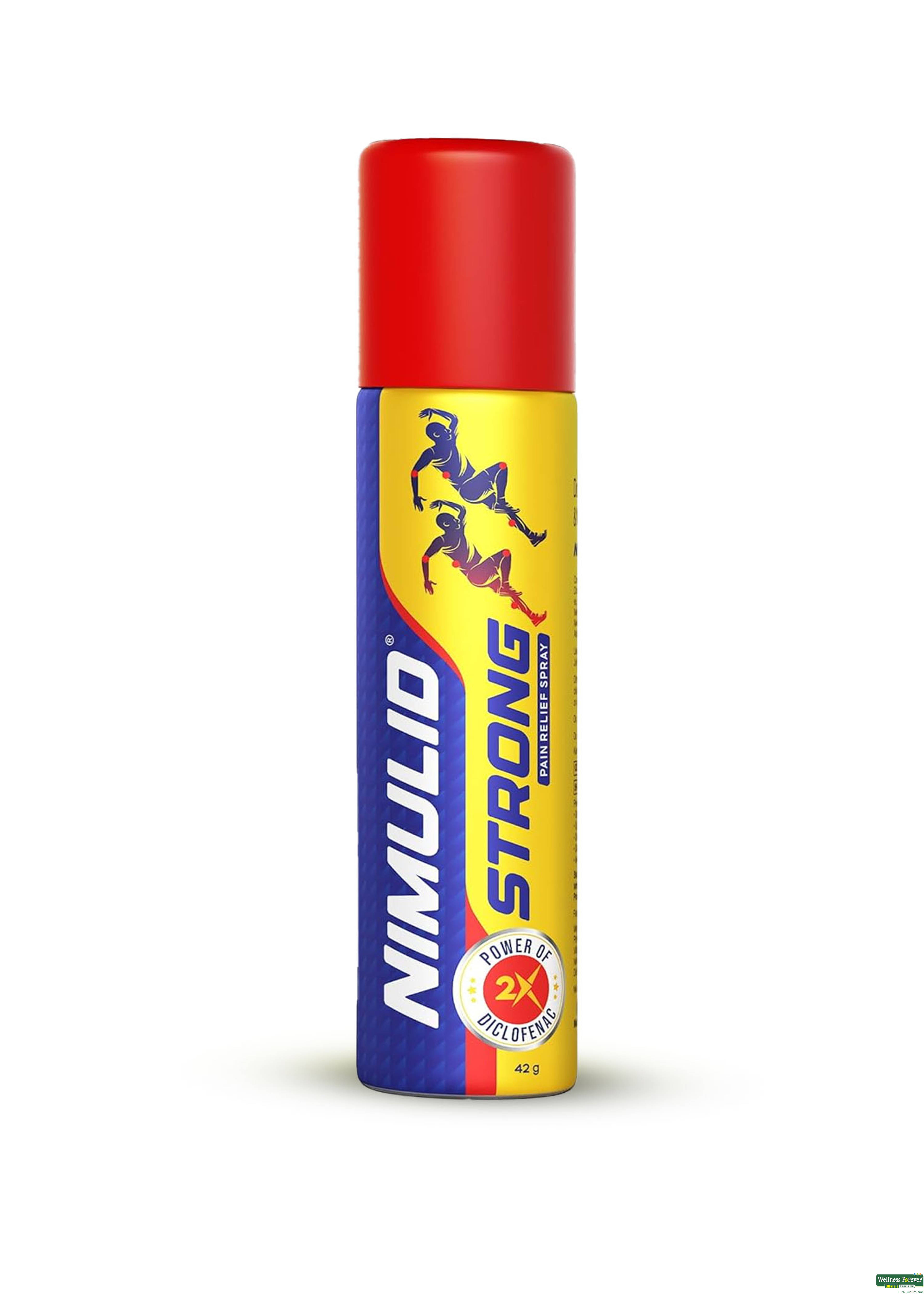 NIMULID STRONG PAIN RELIEF SPRAY 42GM-image