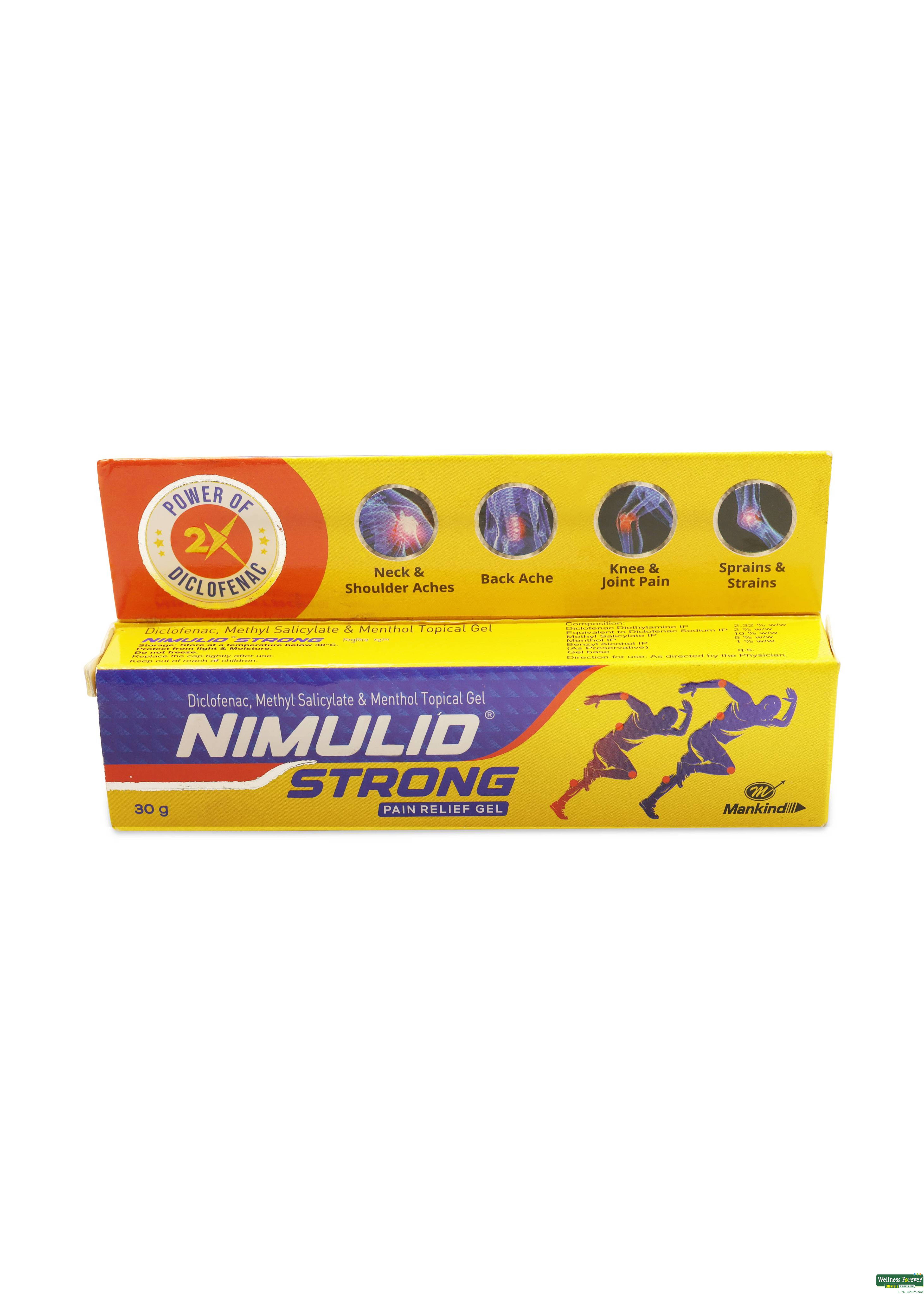 NIMULID STRONG PAIN RELIEF GEL 30GM-image