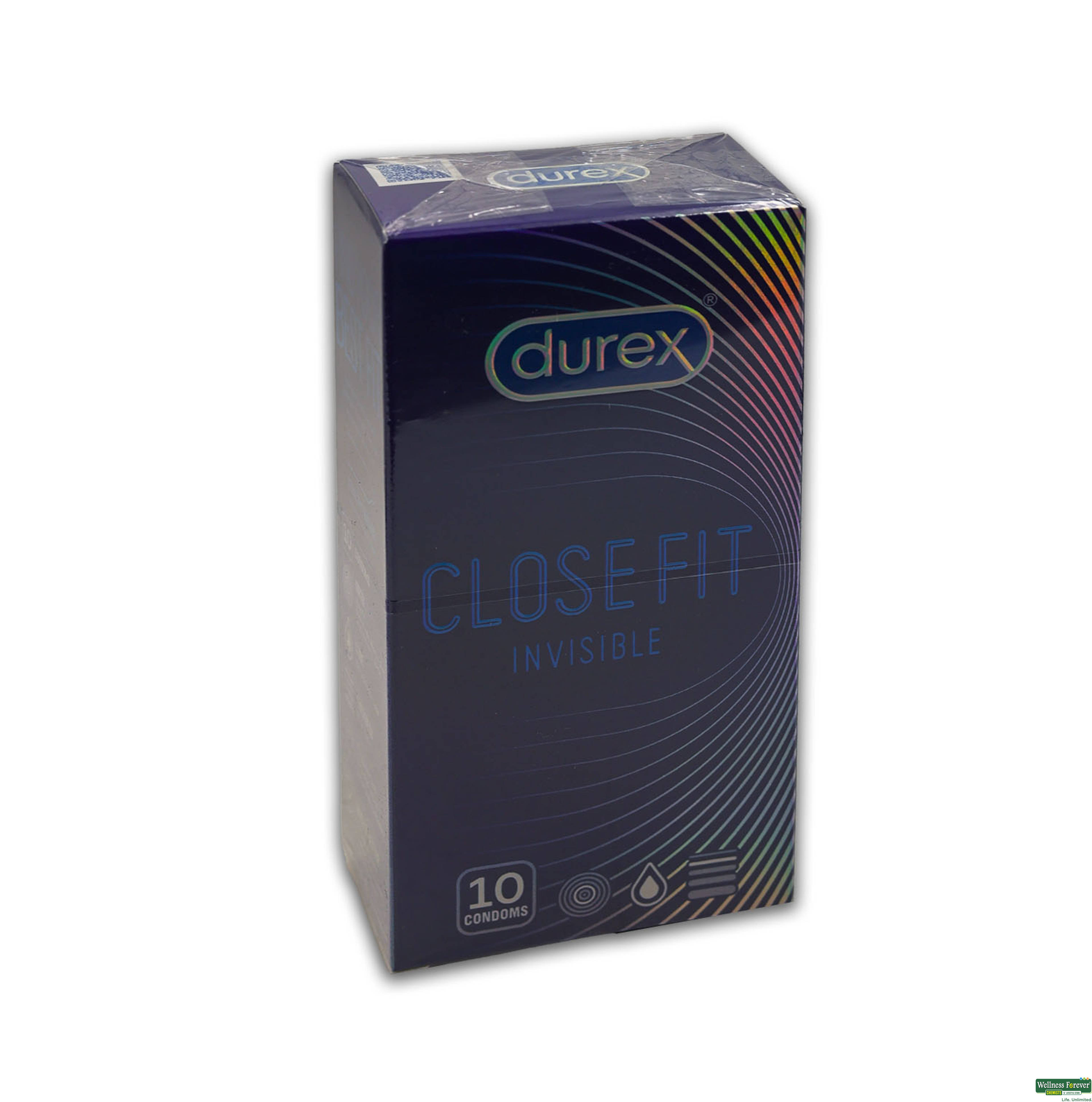 DUREX CONDOM INVISIBLE CLOSE FIT 10PC-image