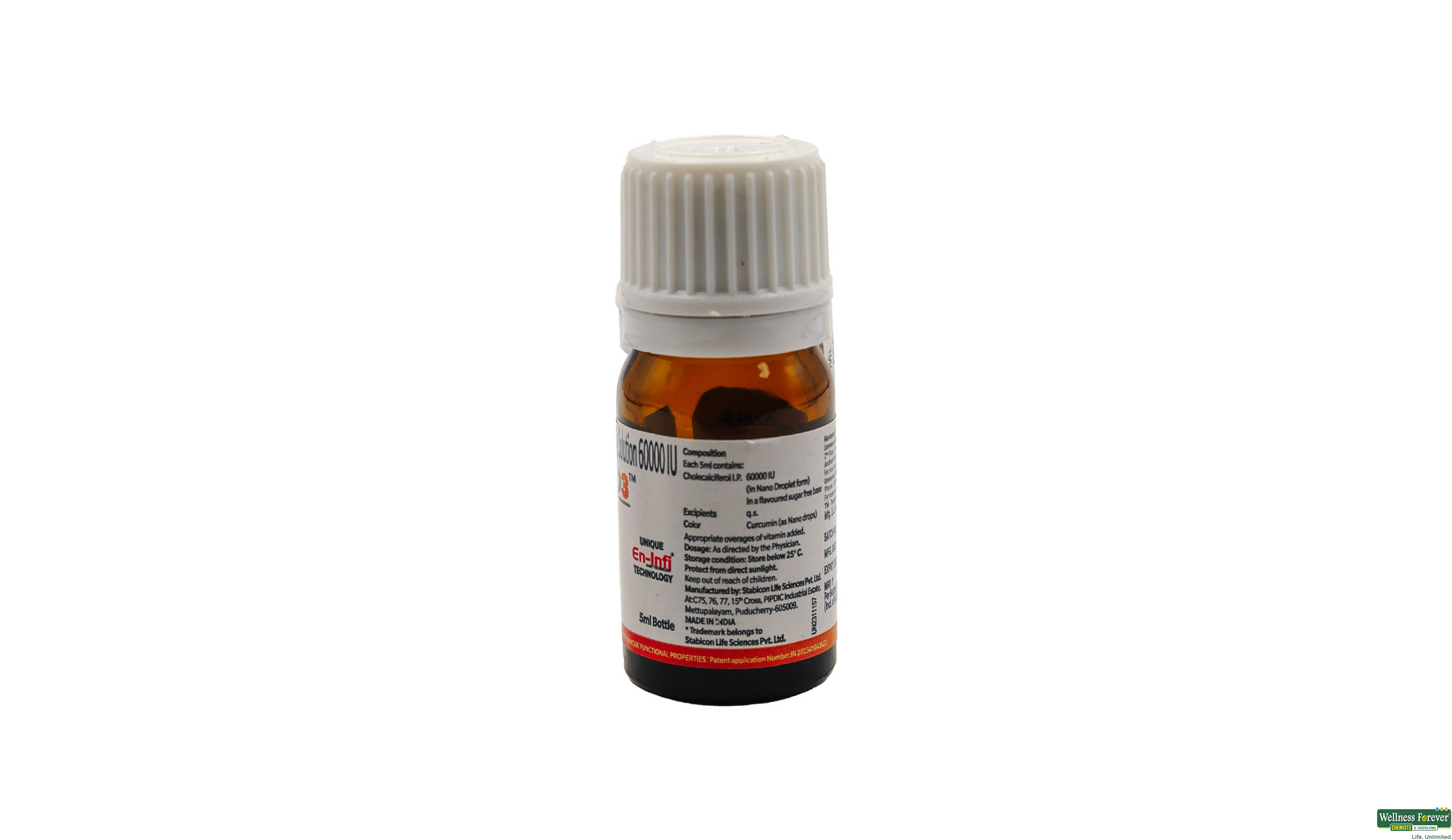 UNS D3 NANO 60K S/F 5ML- 2, 5ML, null