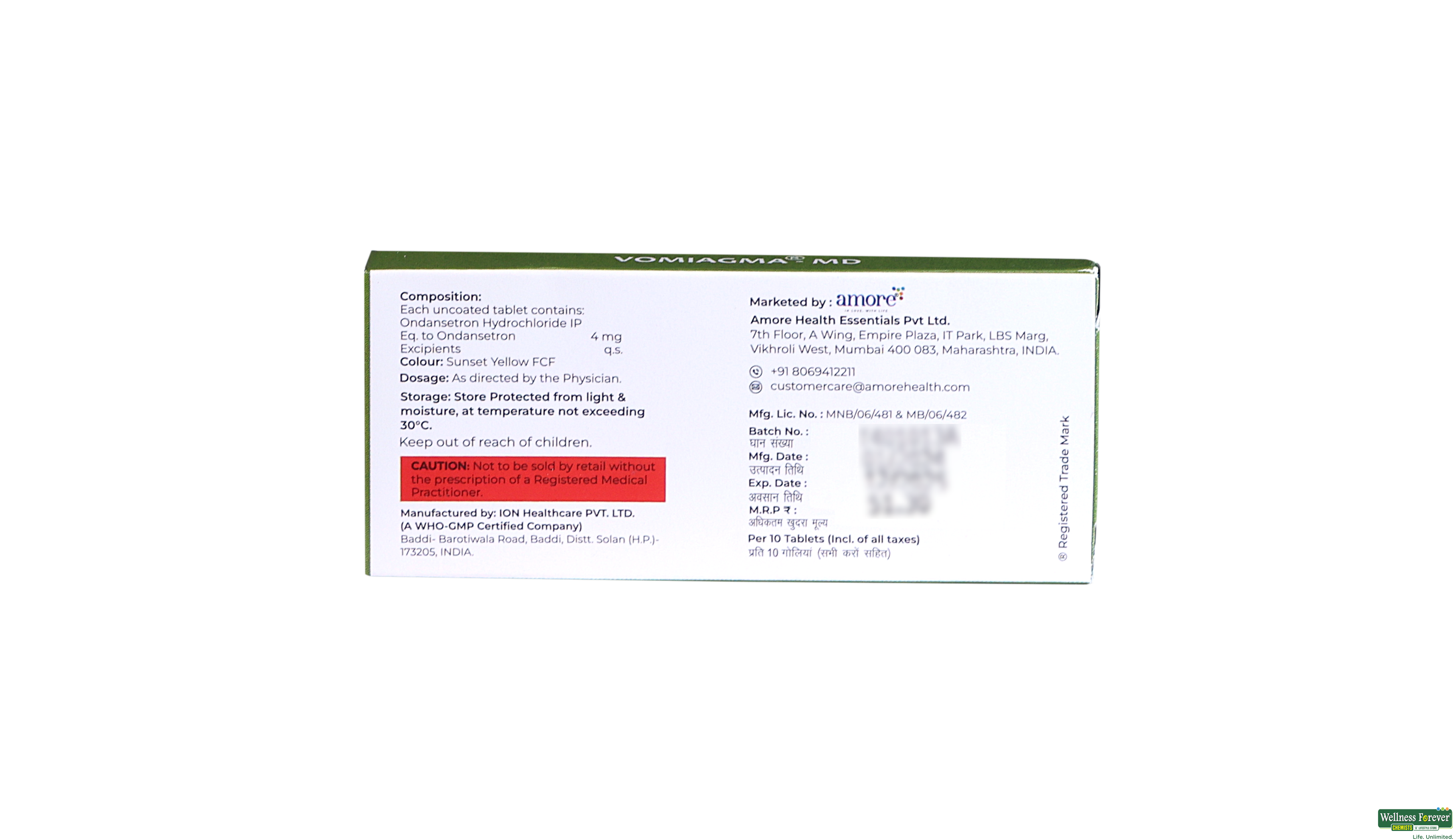 VOMIAGMA MD 4MG 10TAB- 2, 10TAB, null