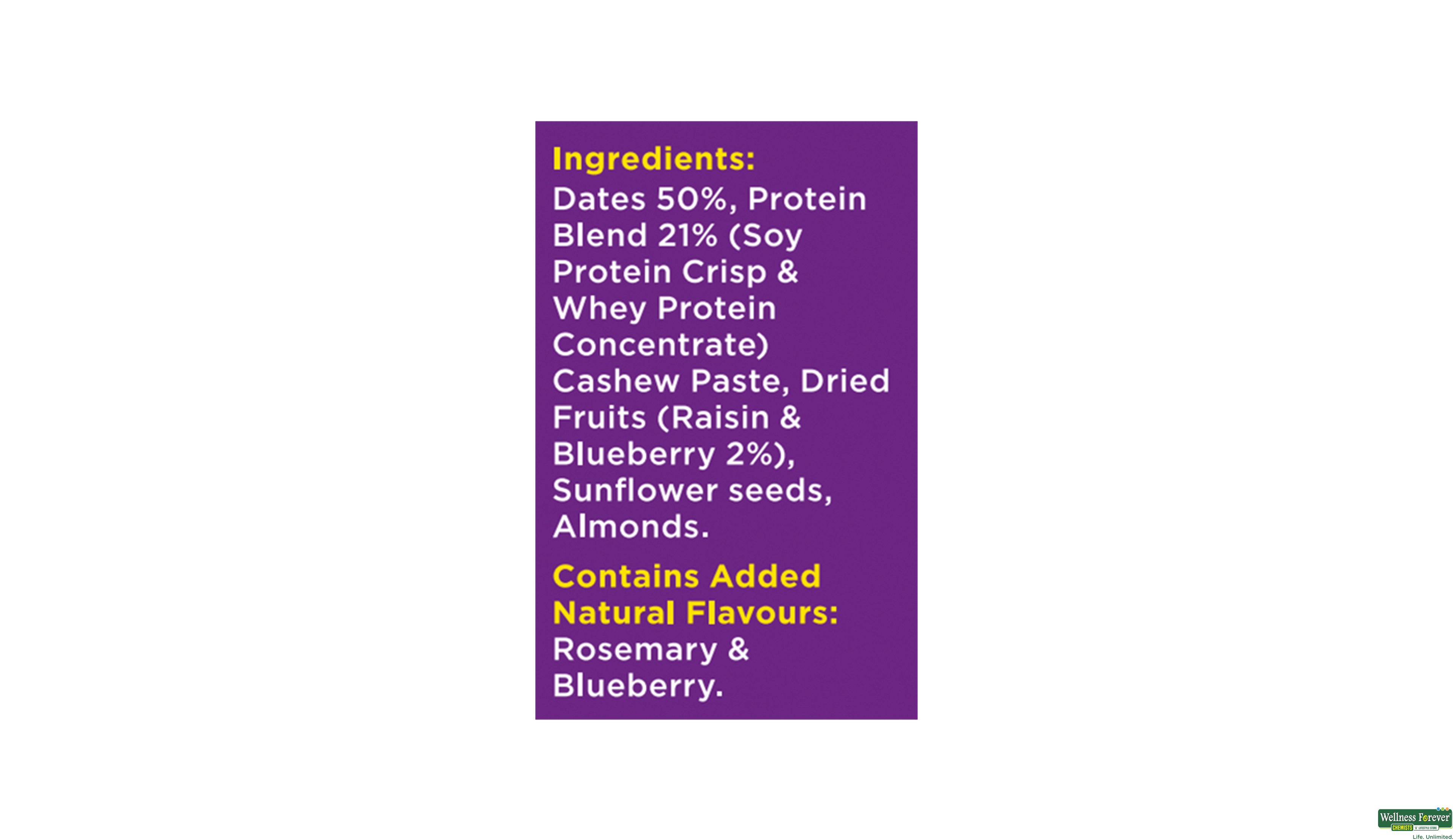 YOGA BAR 10G PROTEIN BAR BLUEBERRY BLAST 50G- 4, 50GM, null