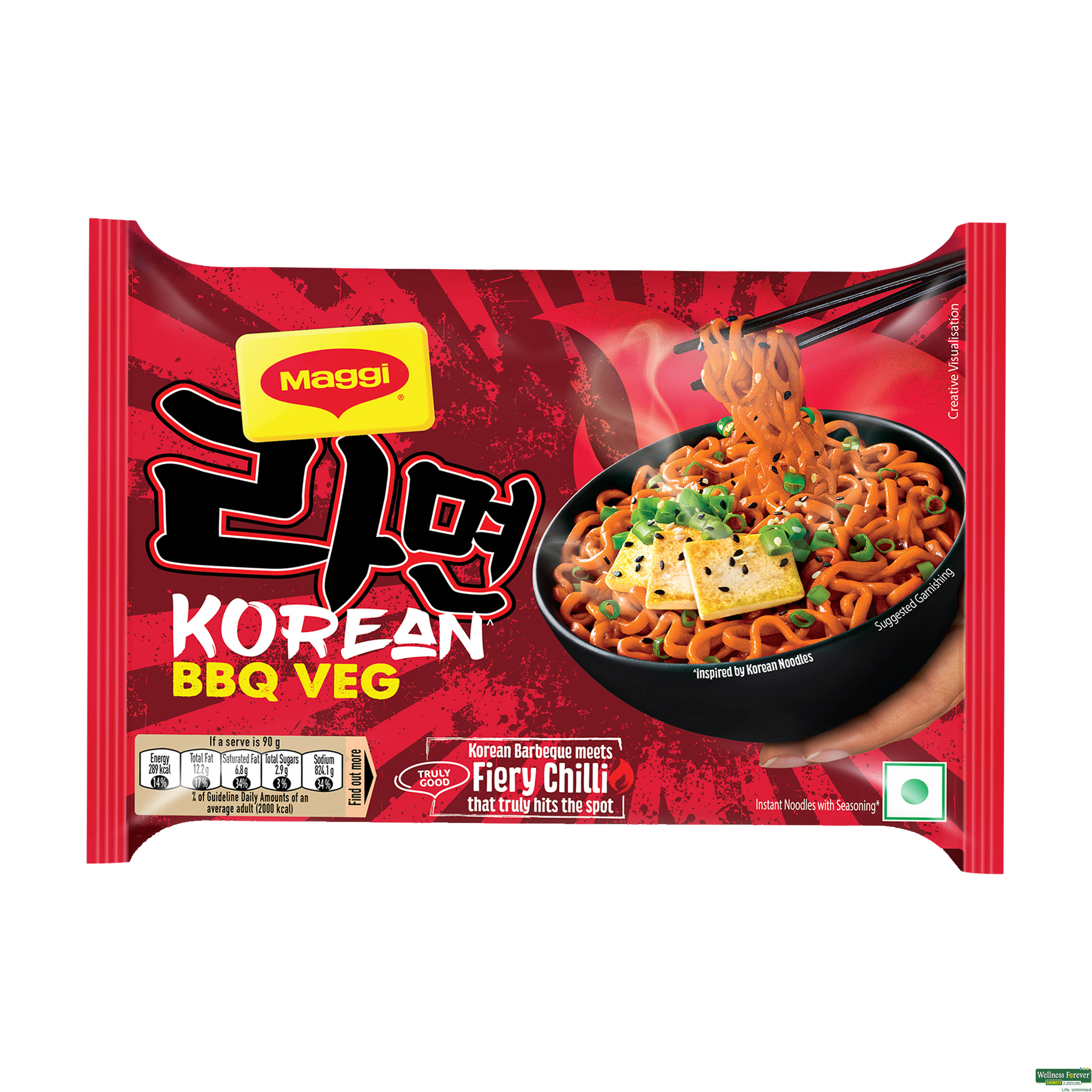 MAGGI KOREAN BBQ VEG NOODLES 90 GM-image