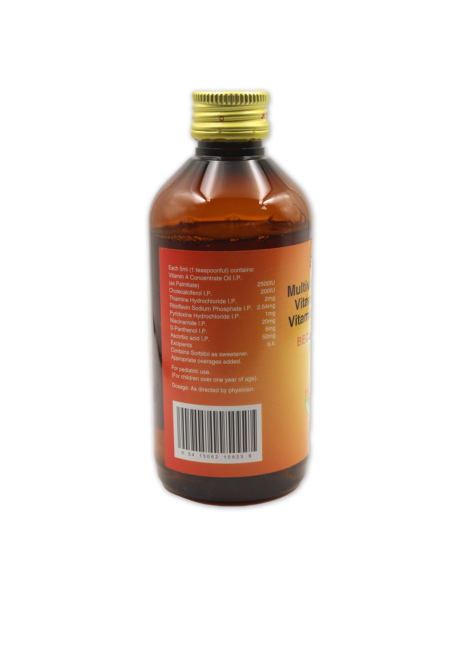Buy Becosules Plus Orange Flavour Syrup 200 Ml Online at Best Prices |  Wellness Forever