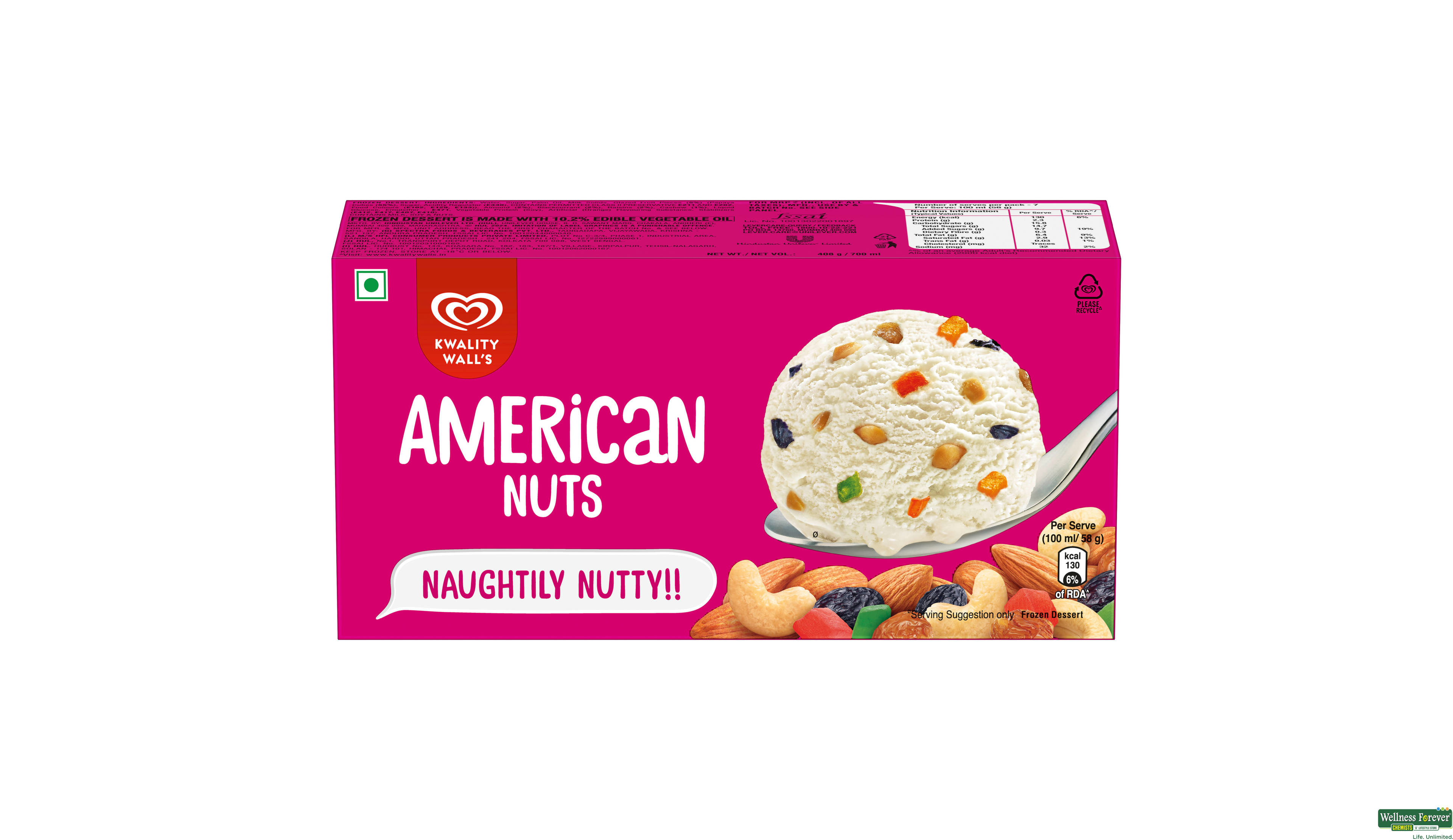 KW I/C AMERICANNUT 700ML- 1, 700ML, null