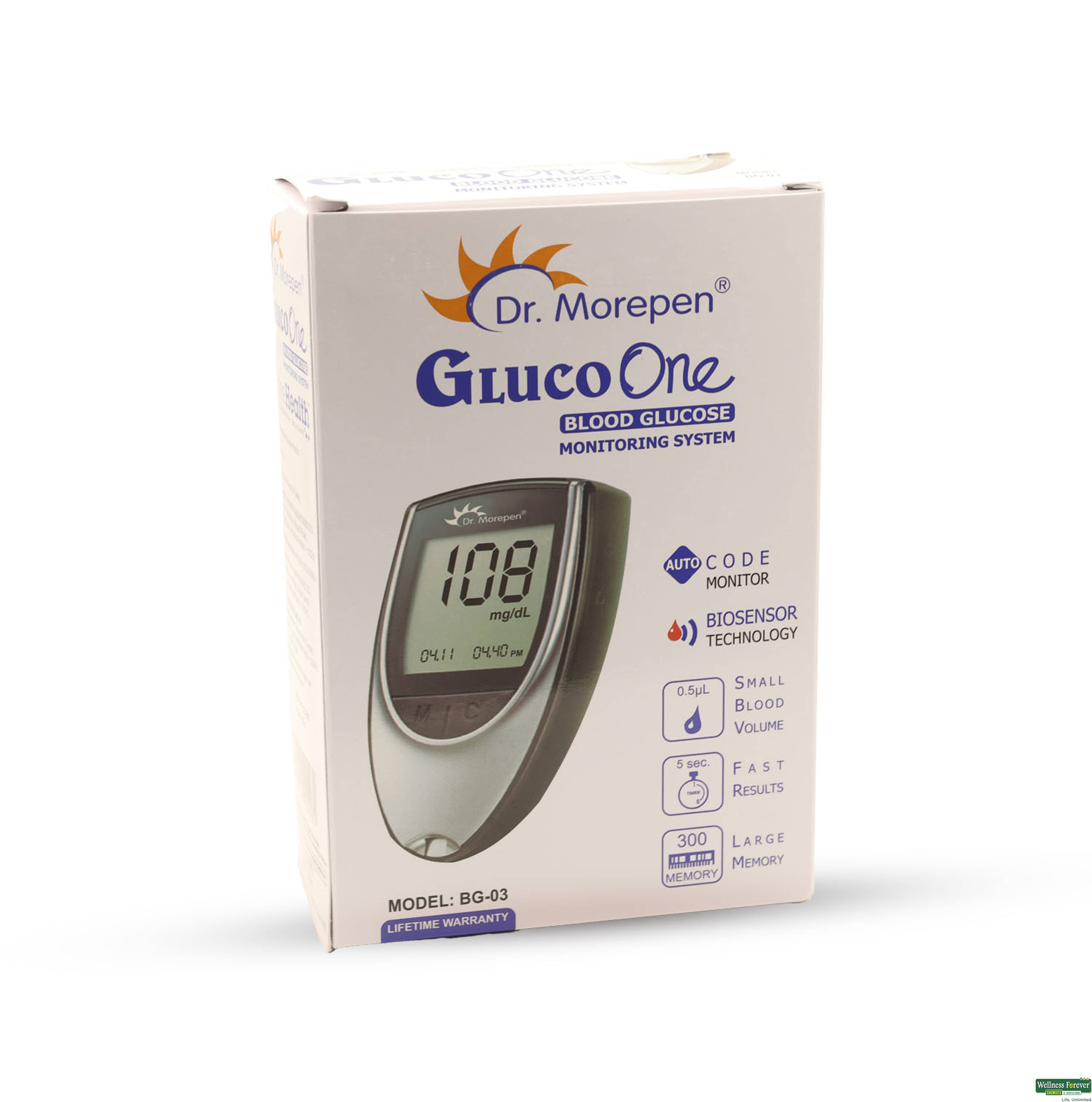 Dr.Morepen Glocometer Bg03 1 Piece-image