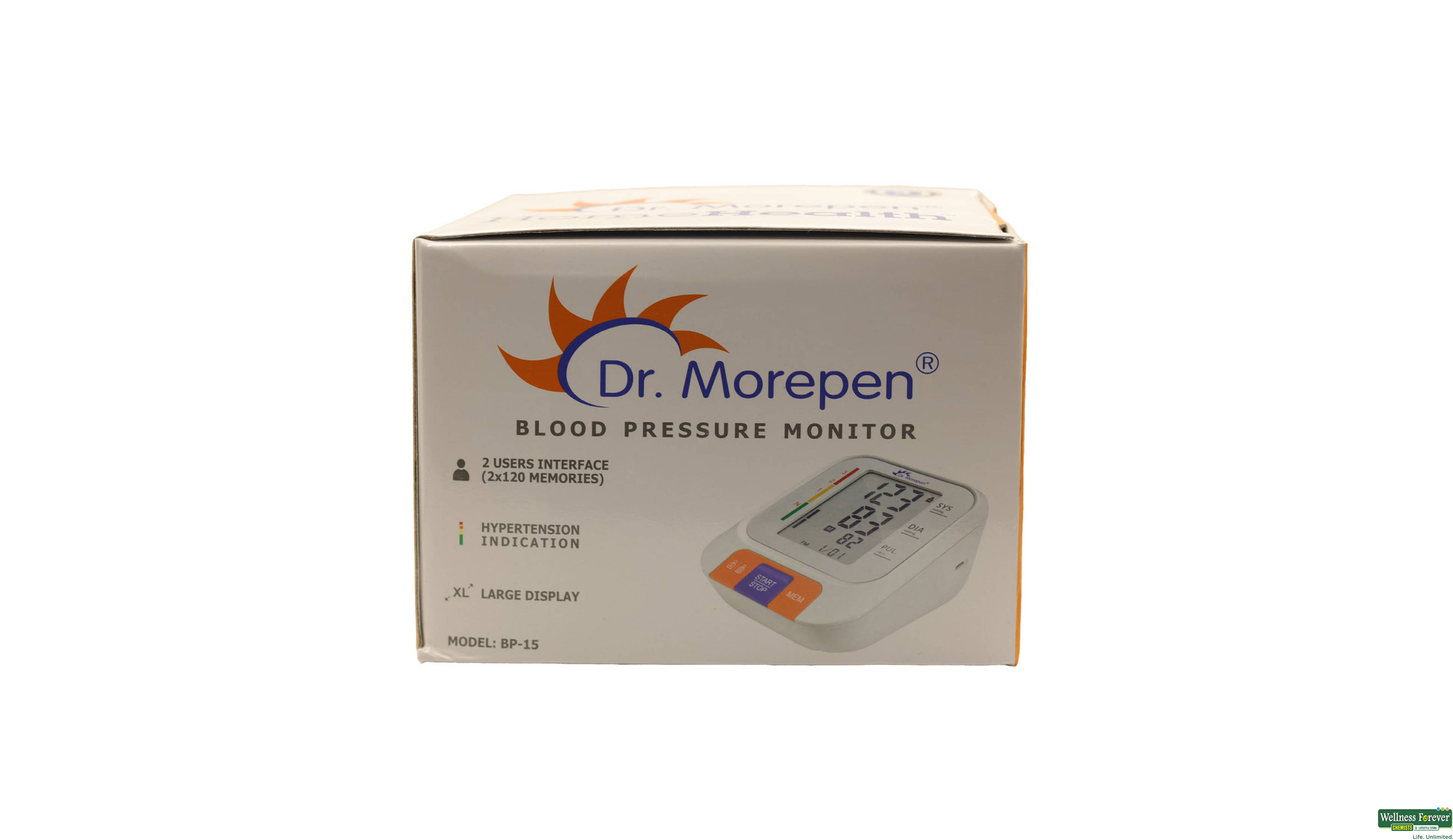 DR.MOREPEN BP MONITOR BP15 1PC- 2, 1PC, null