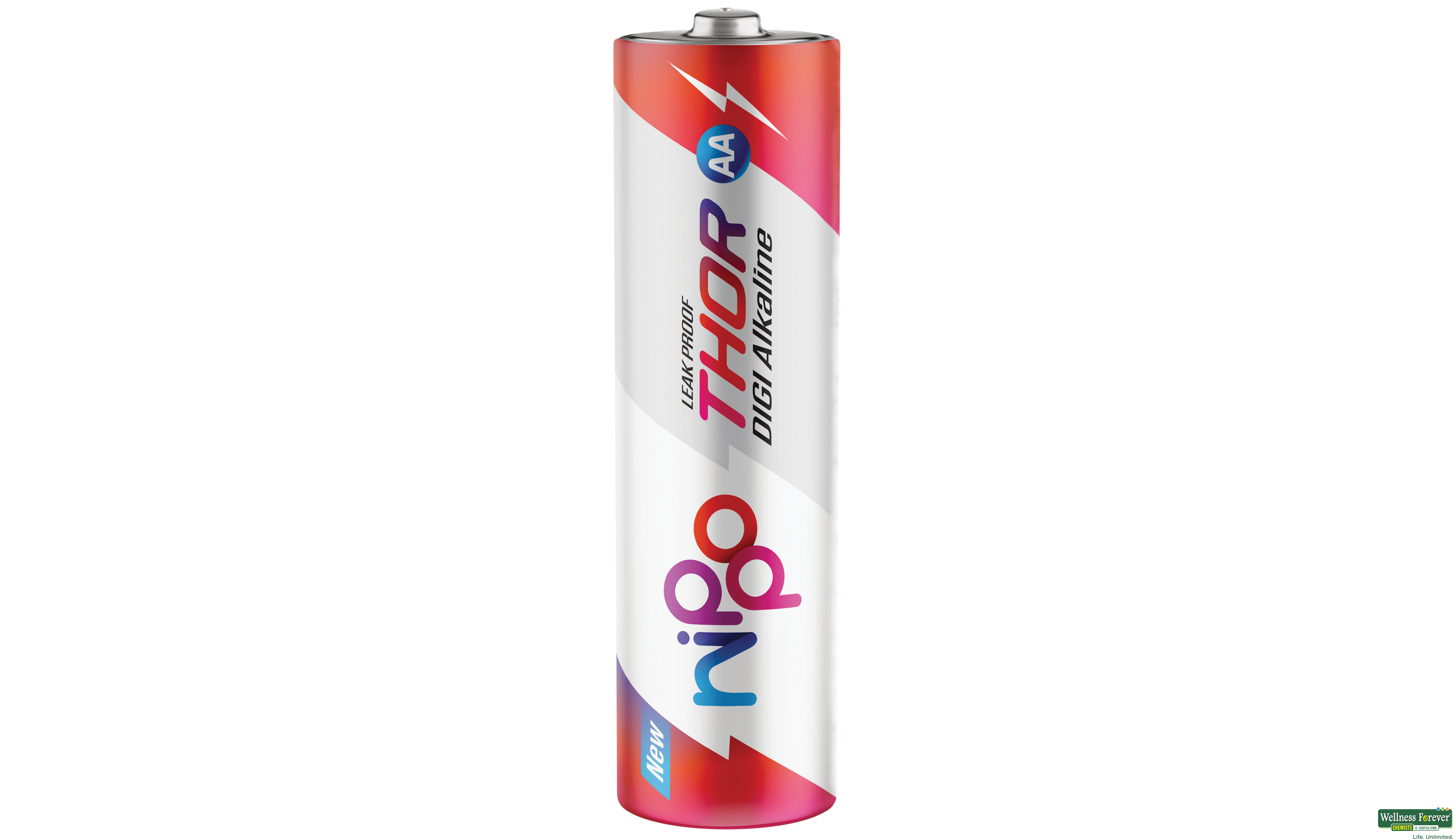 NIPPO AA ALKALINE BATTERY THOR 4PC- 2, 4PC, null