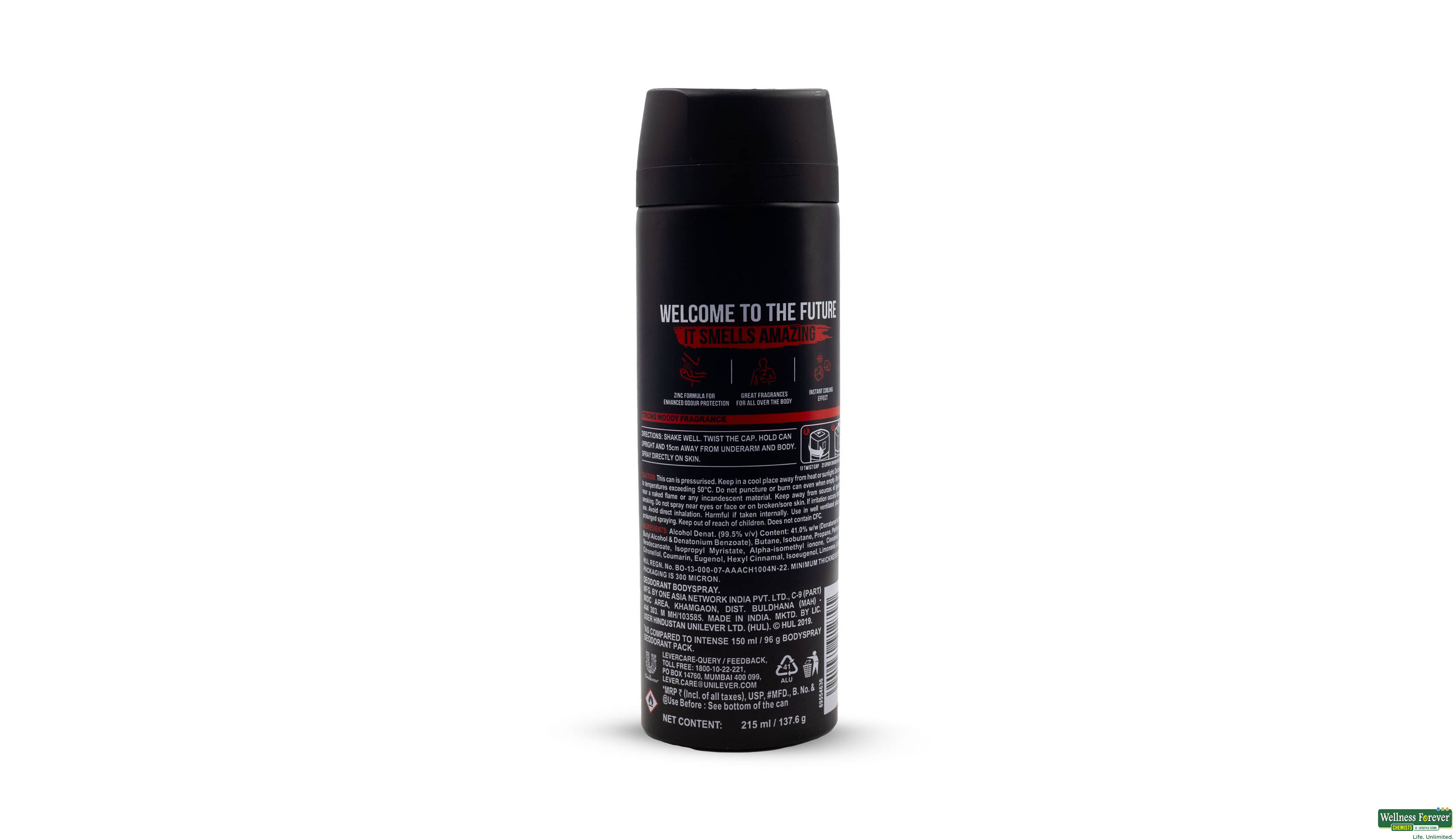 AXE DEO INTENSE 215ML- 2, 215ML, null