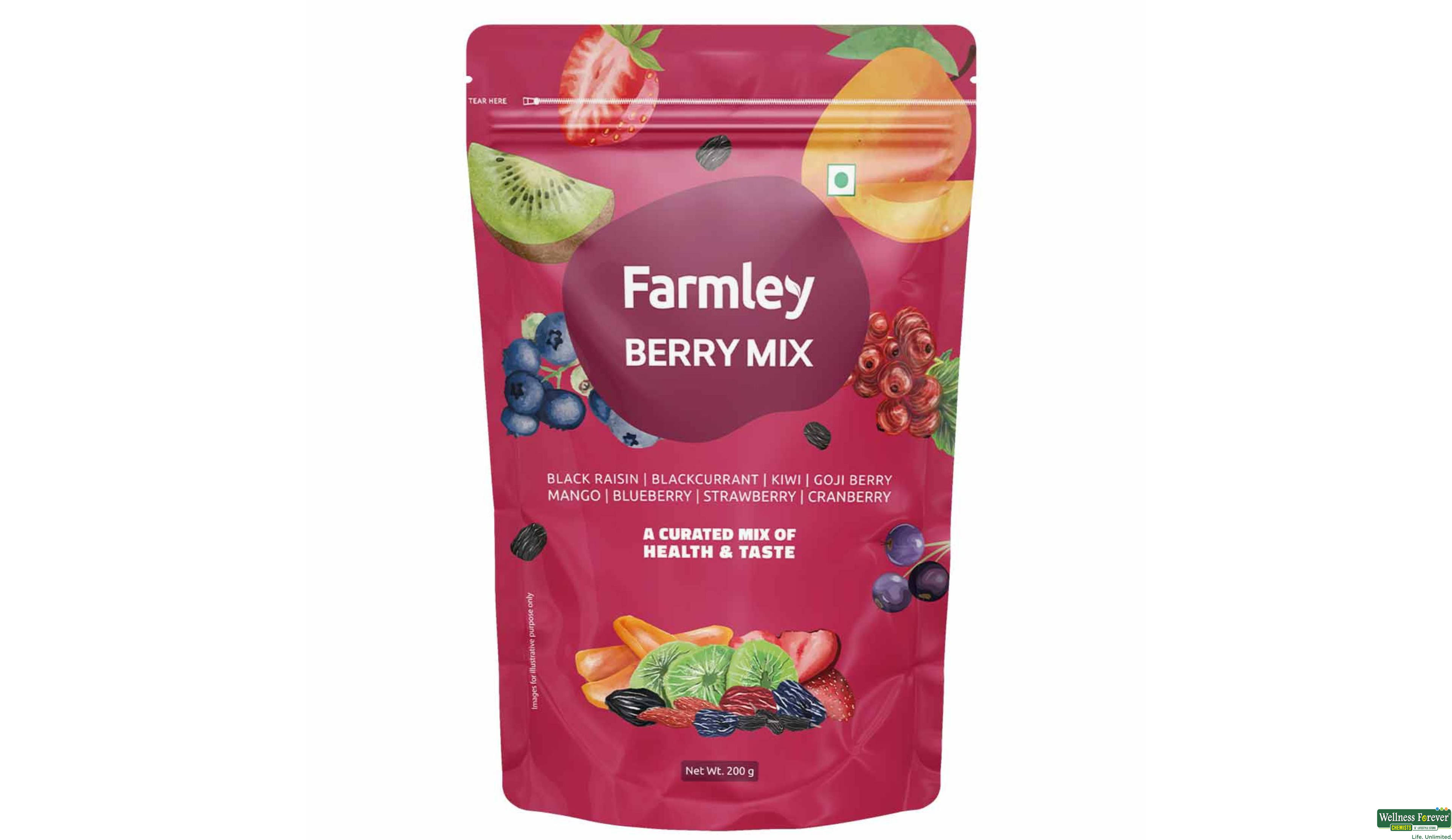 FARMLEY BERRY MIX 200G- 1, 200GM, null