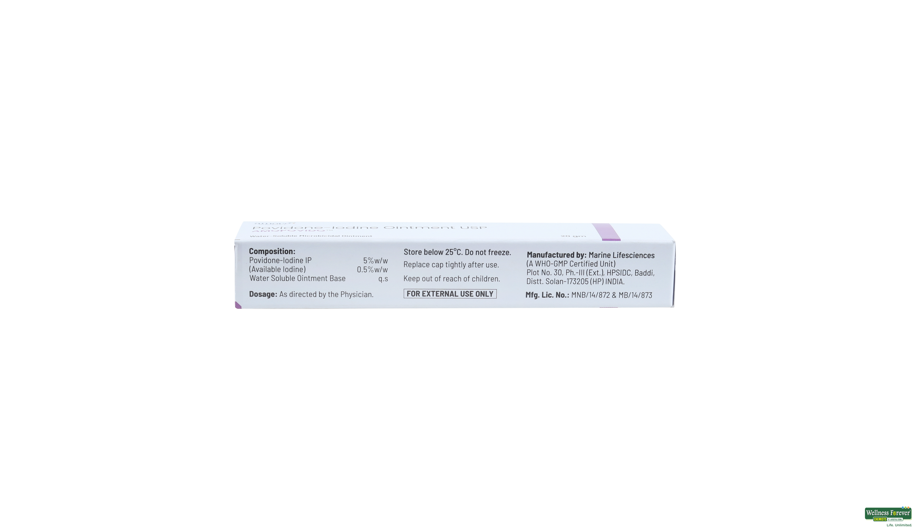 AMOPOVIDO 5% OINTMENT 20GM- 2, 20GM, null