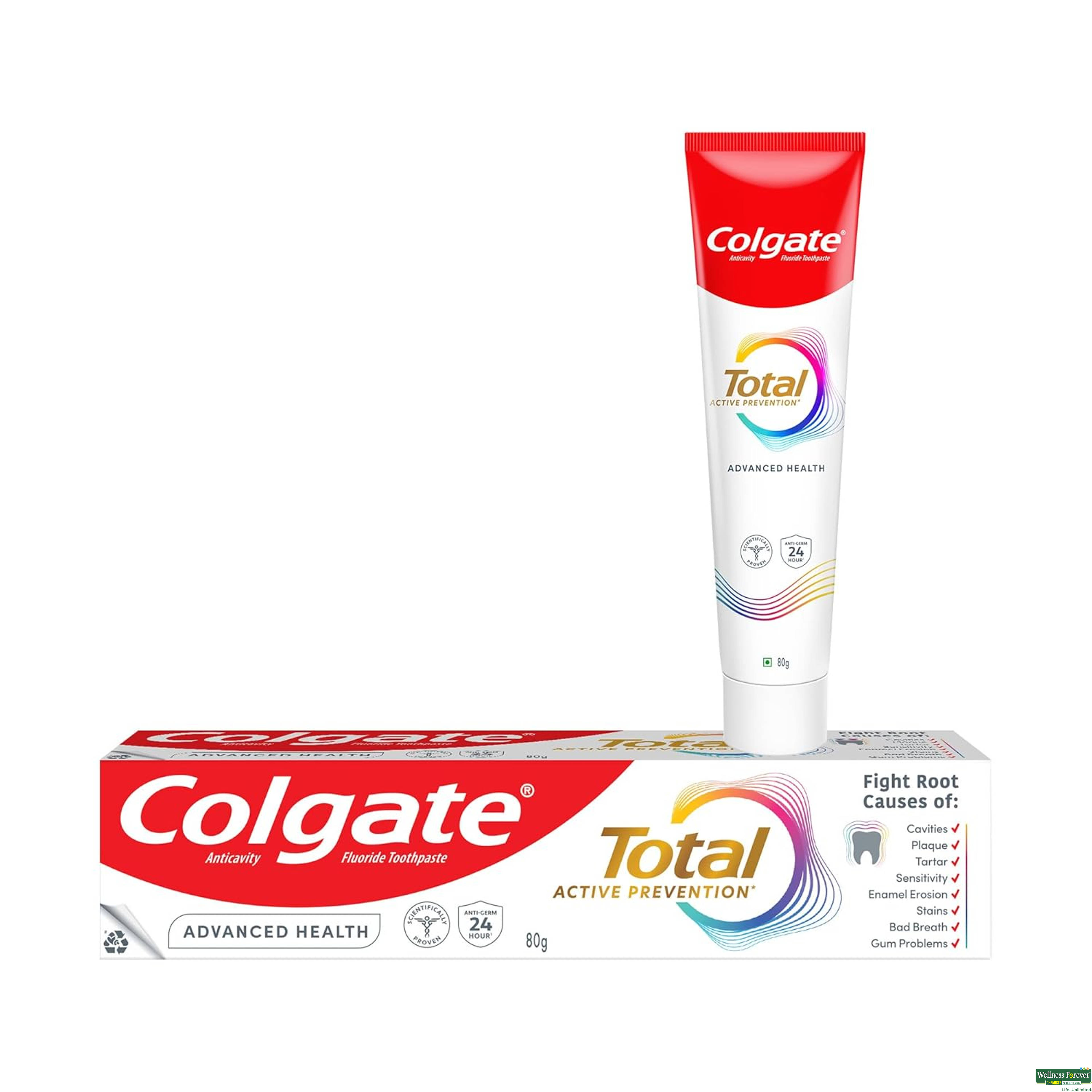 COLG T/PASTE TOTAL ADVANCED HEALTH 80GM-image