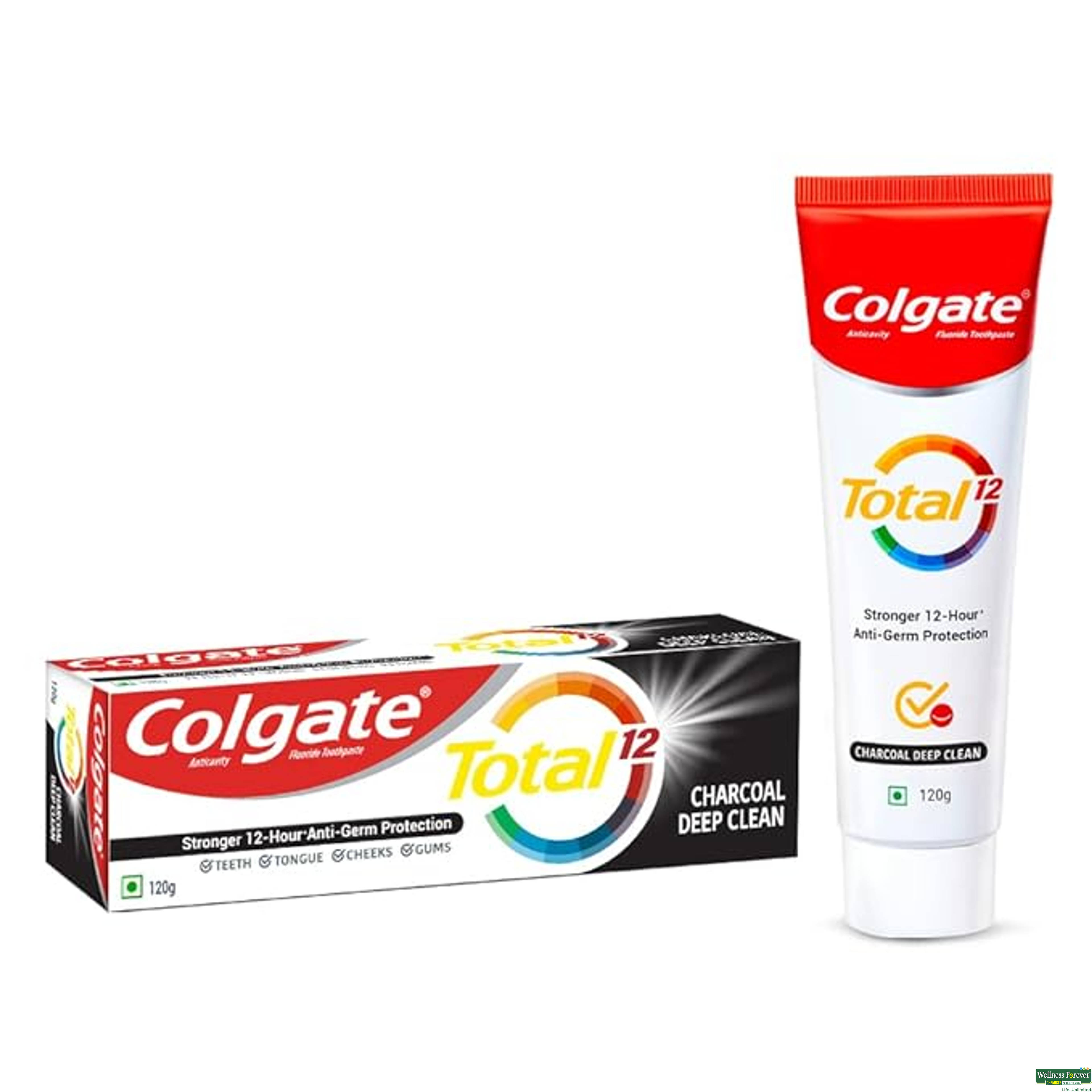 COLG T/PASTE TOTAL CHARCOAL DEEP CLEAN 150GM-image