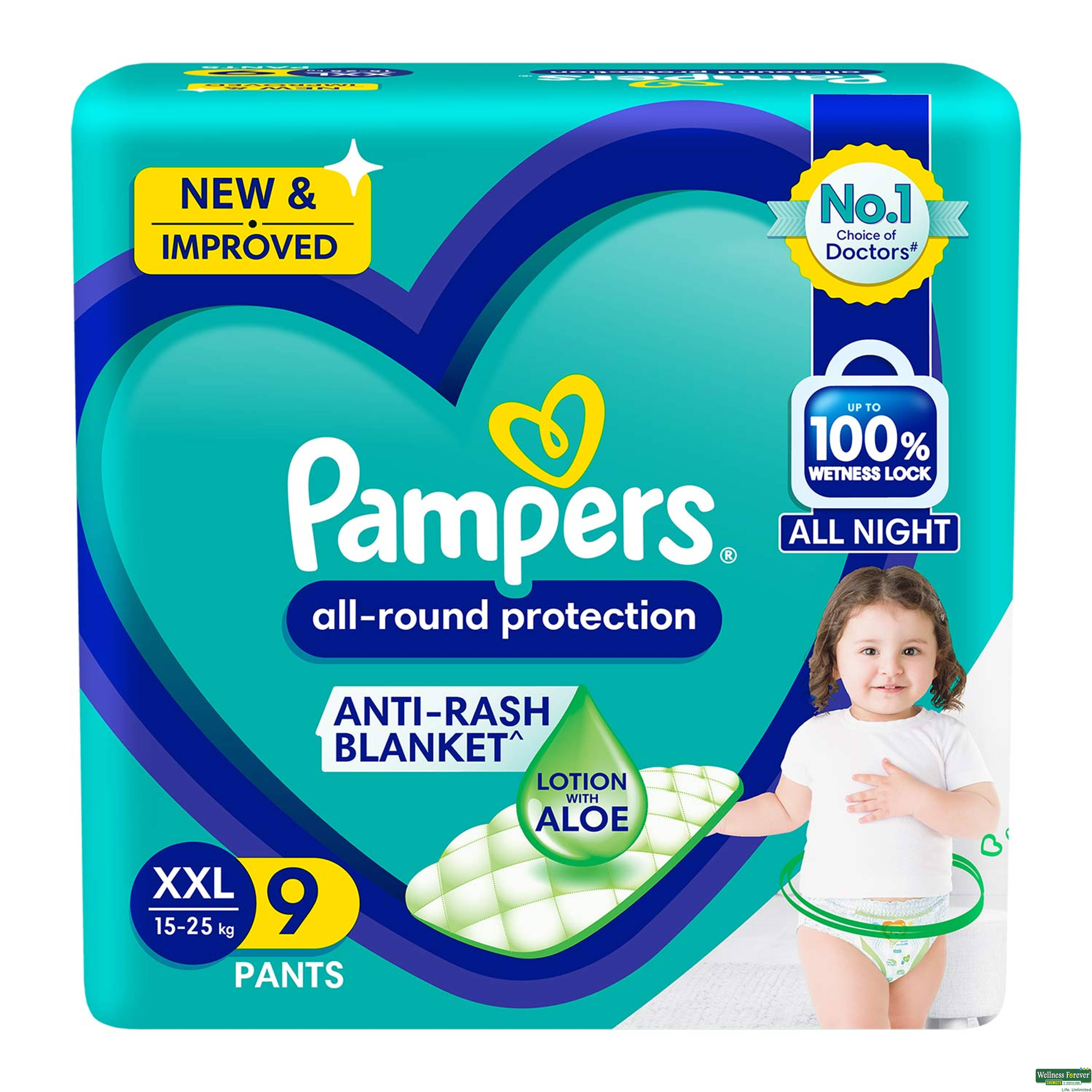 PAMPERS ANTI RASH DIAP XXL9 PC-image
