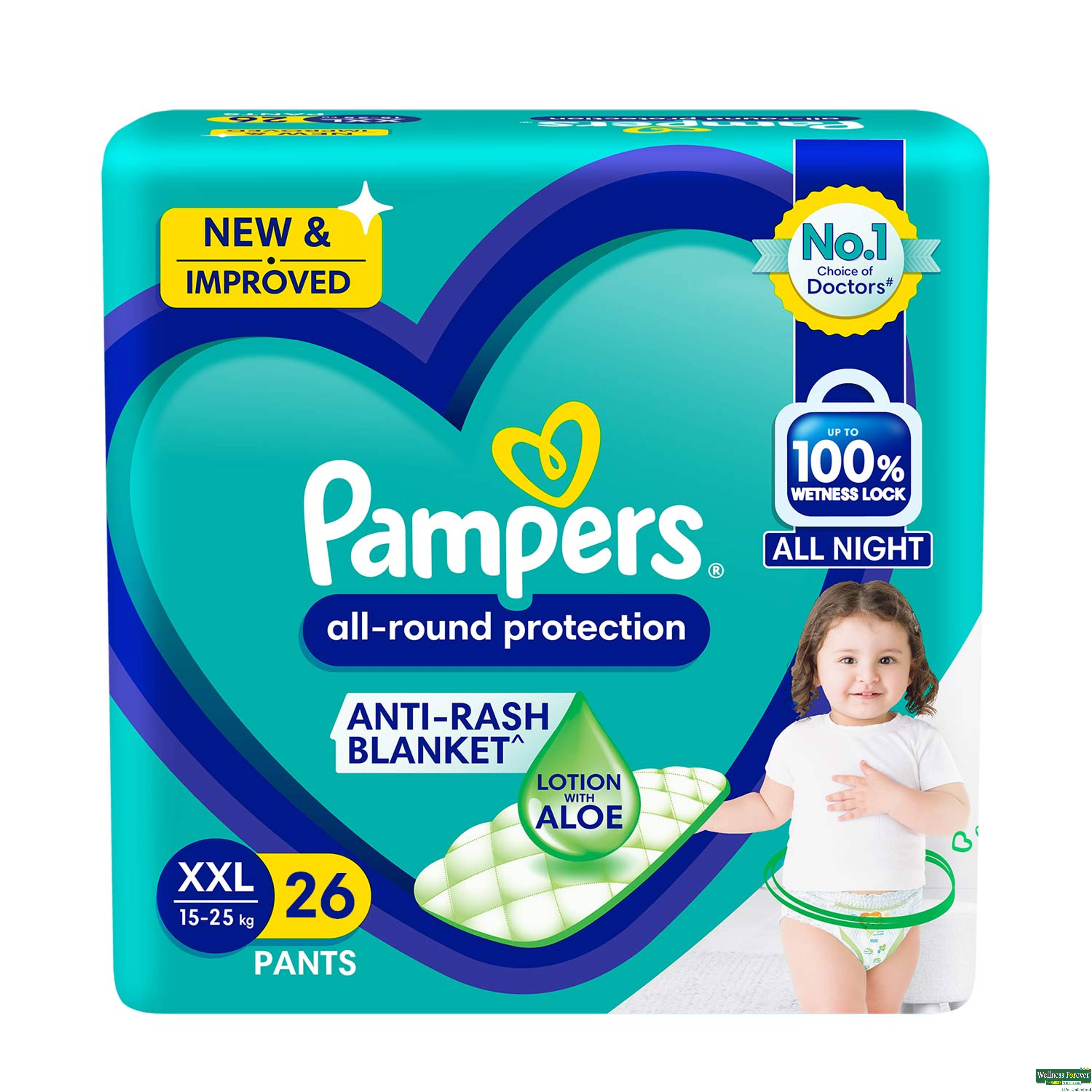 PAMPERS ANTI RASH DIAP XXL26 PC-image
