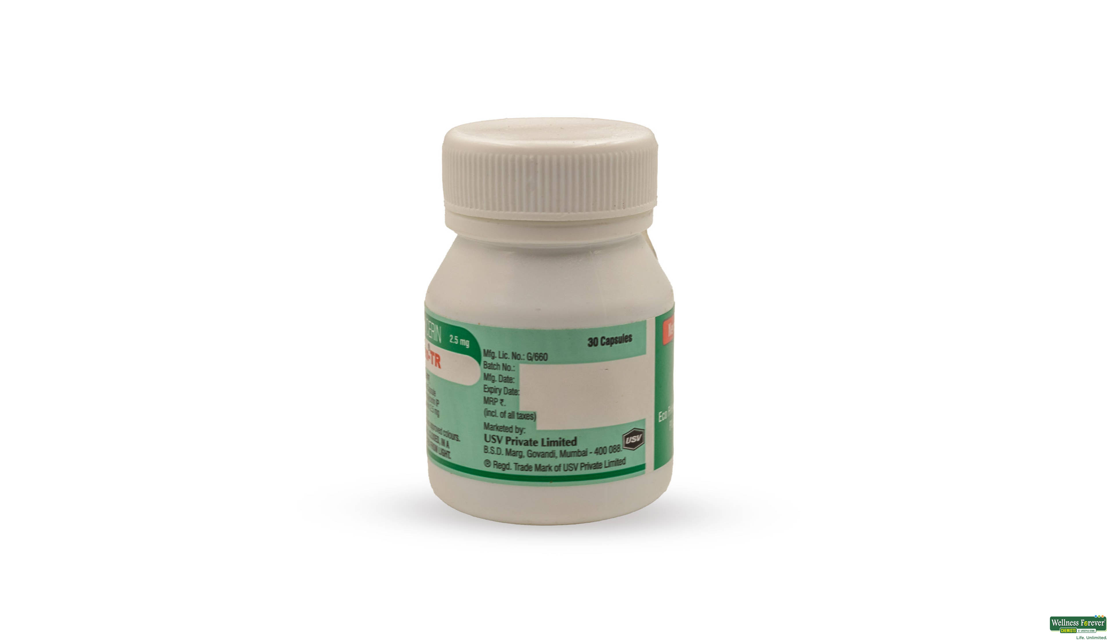 ANGISPAN TR 2.5MG 30CAP- 2, 30CAP, null