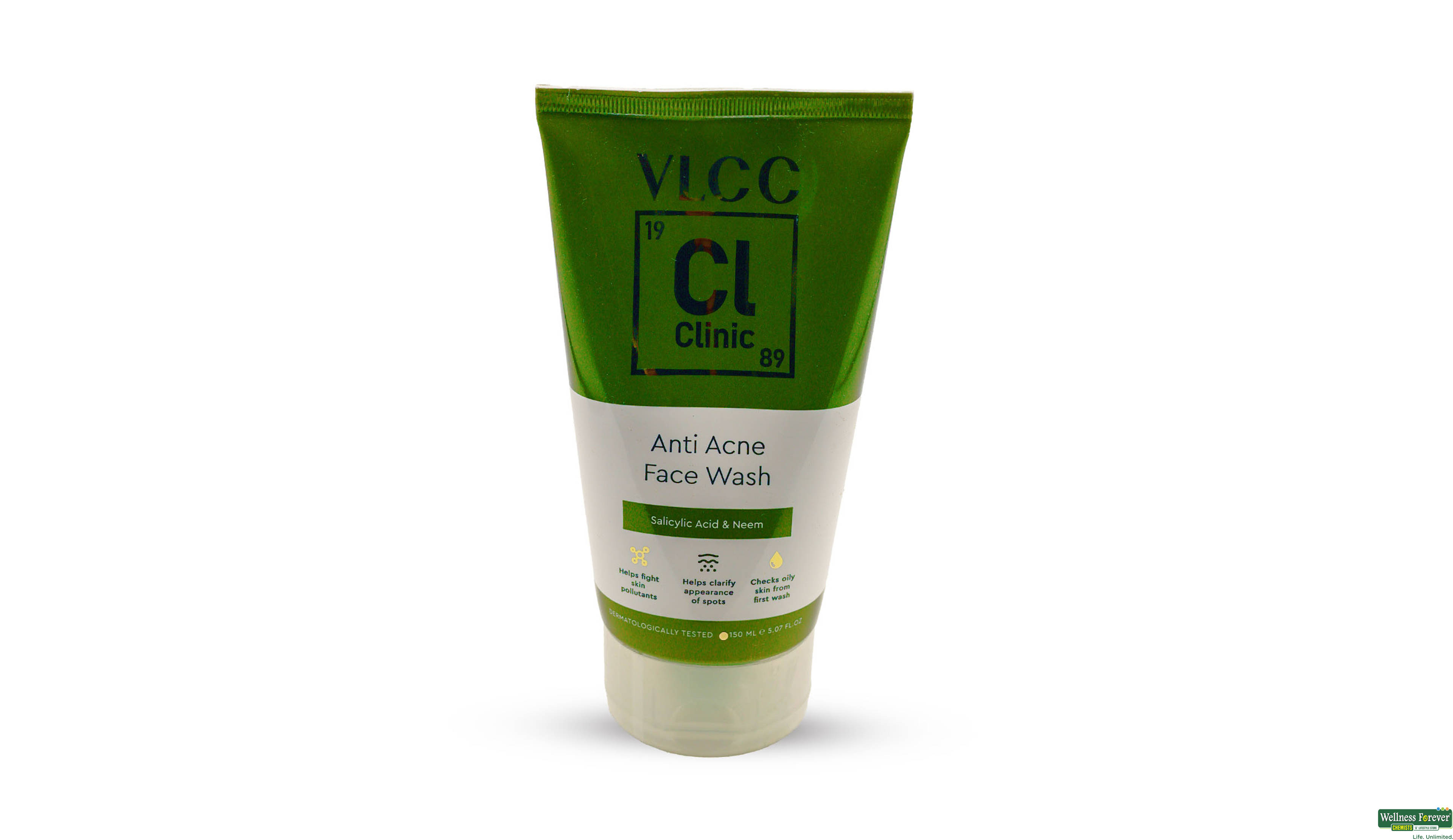 VLCC CLINIC ANTI ACNE FW 150 ML- 1, 150ML, null