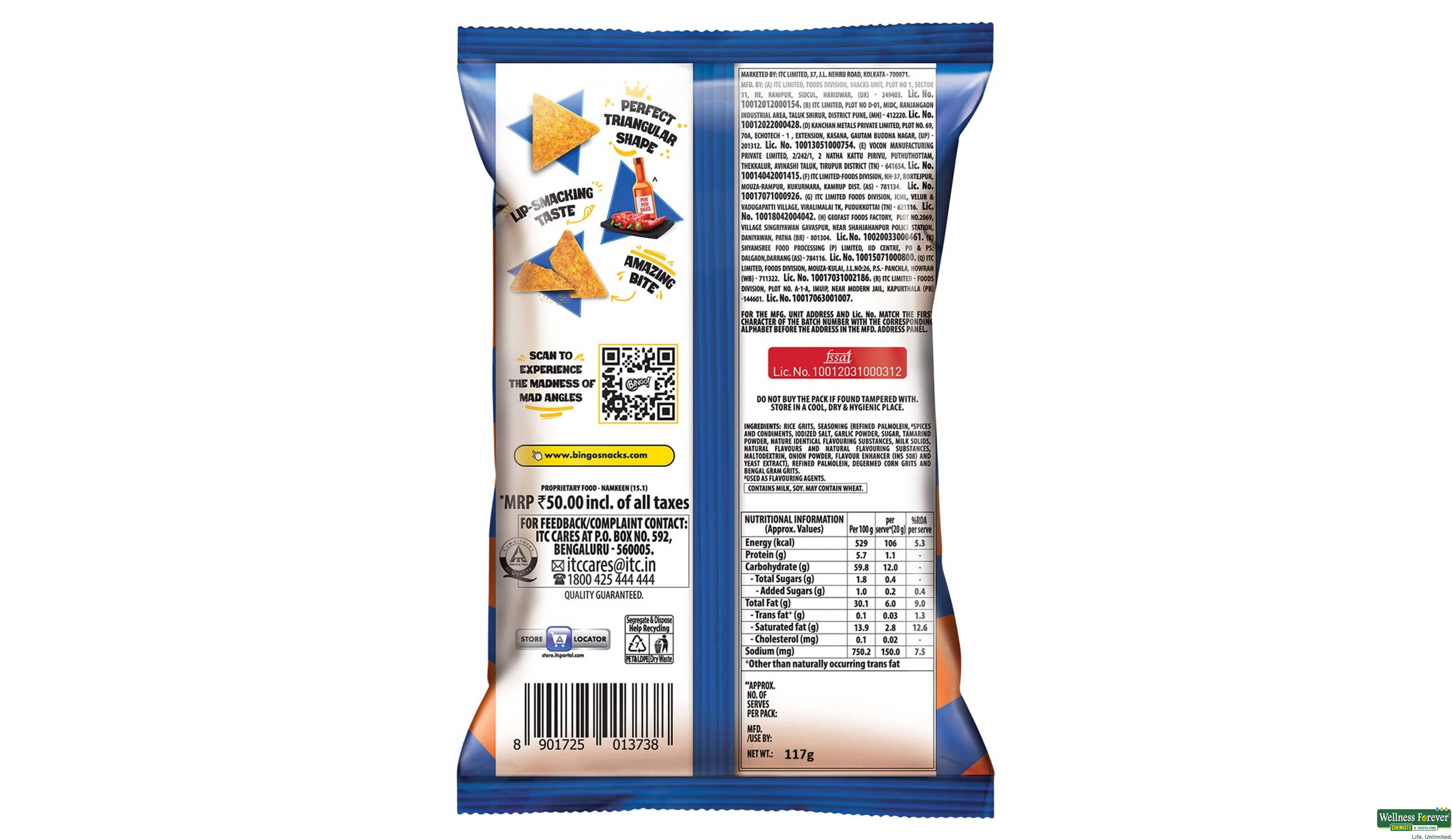 MAD ANGLES PERI PERI 130G- 9, 130GM, null