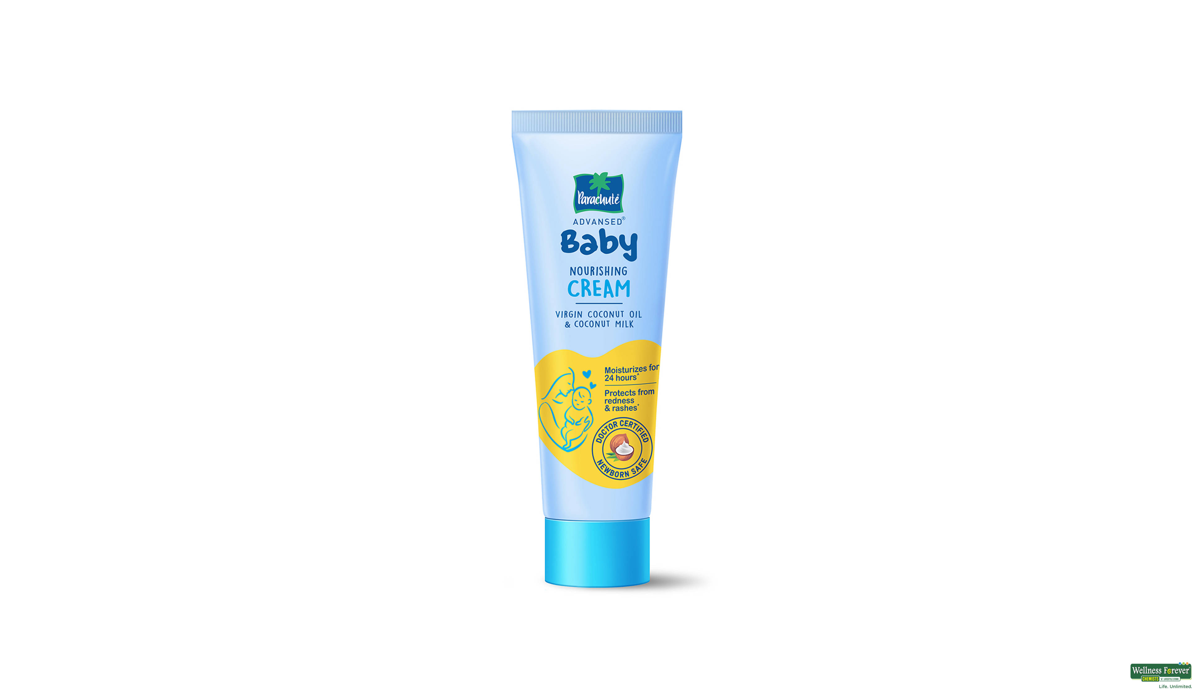 PARACHUTE ADVANSED BABY NOURISHING CREAM 100GM- 1, 100ML, null