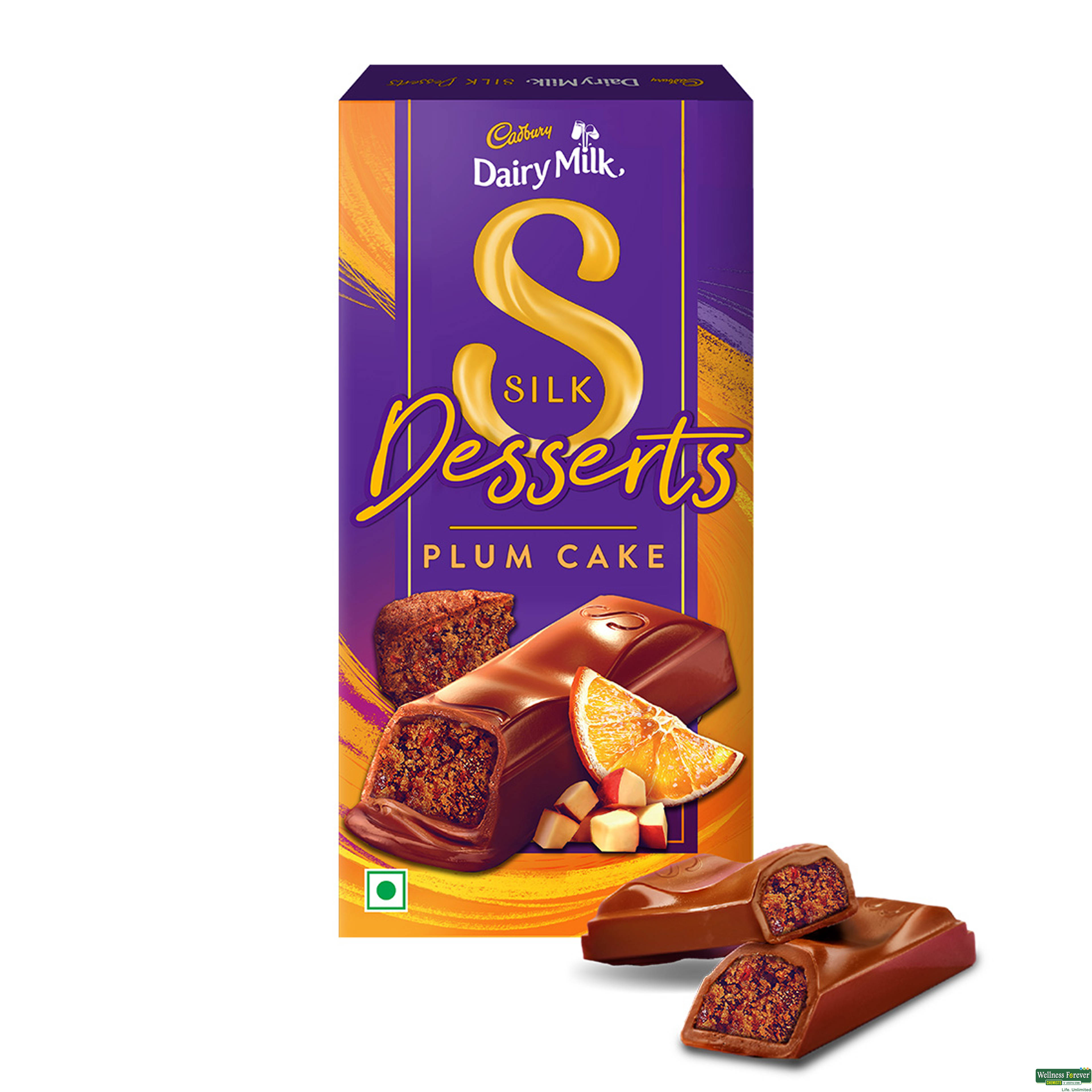 Cadbury Chocolate Silk Plum 140g-image